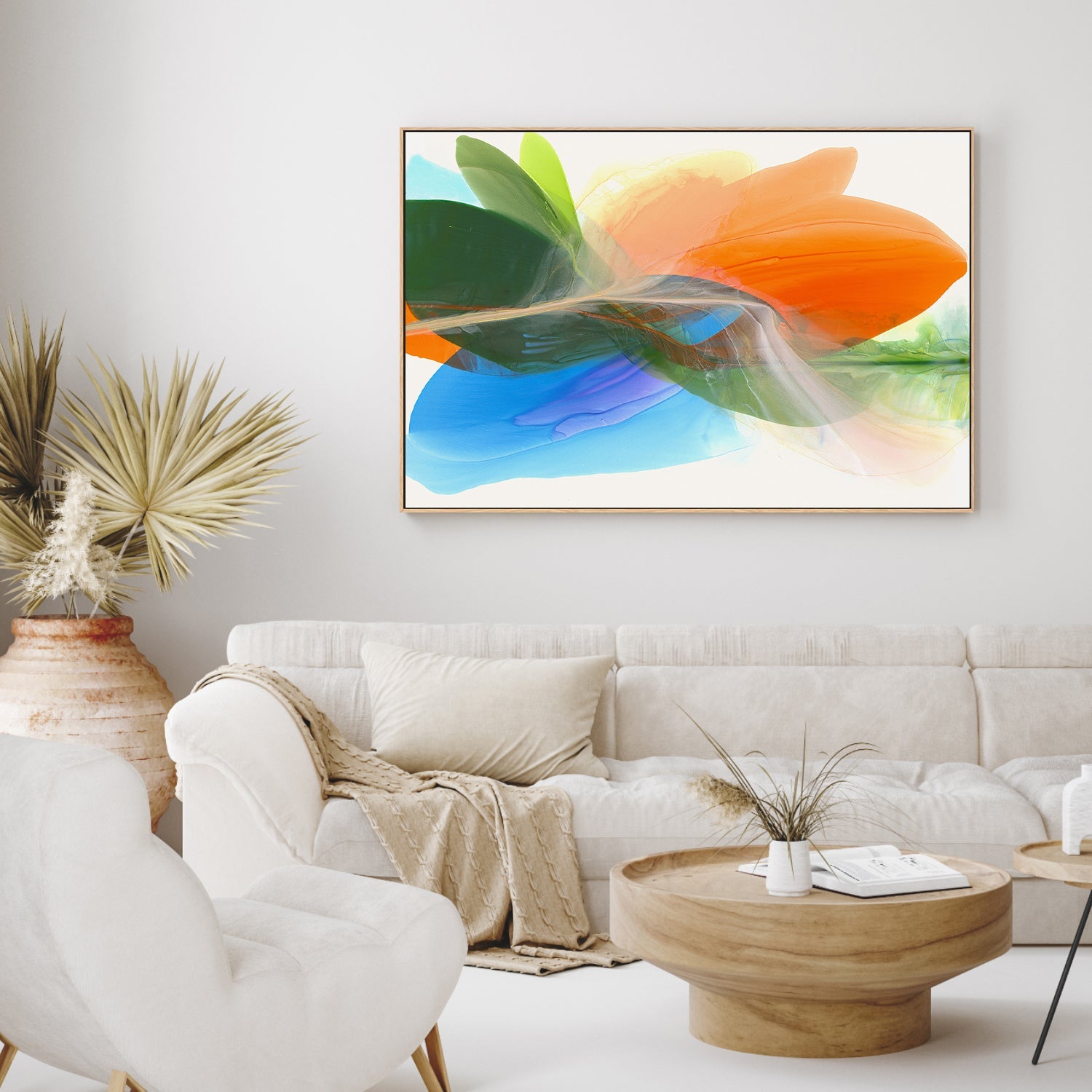wall-art-print-canvas-poster-framed-Orange Burst-7