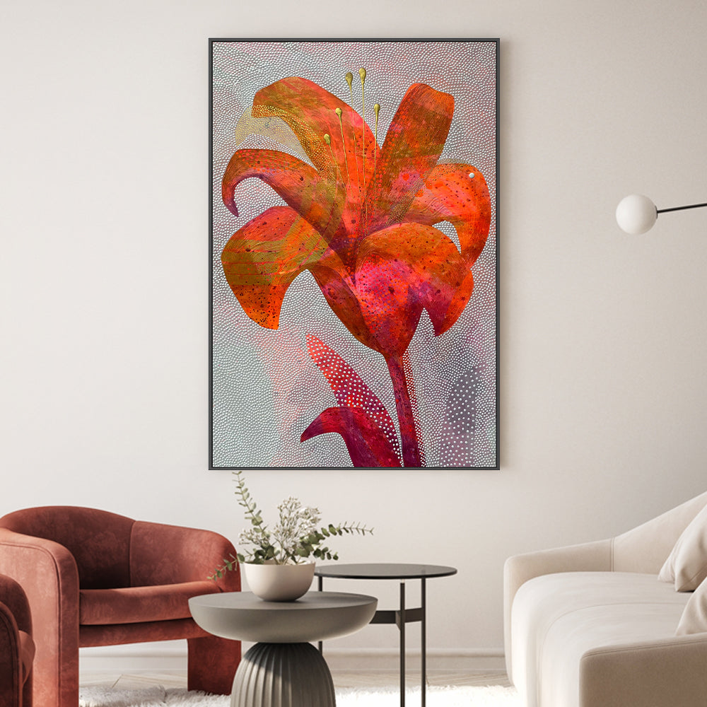 wall-art-print-canvas-poster-framed-Orange Lily-2