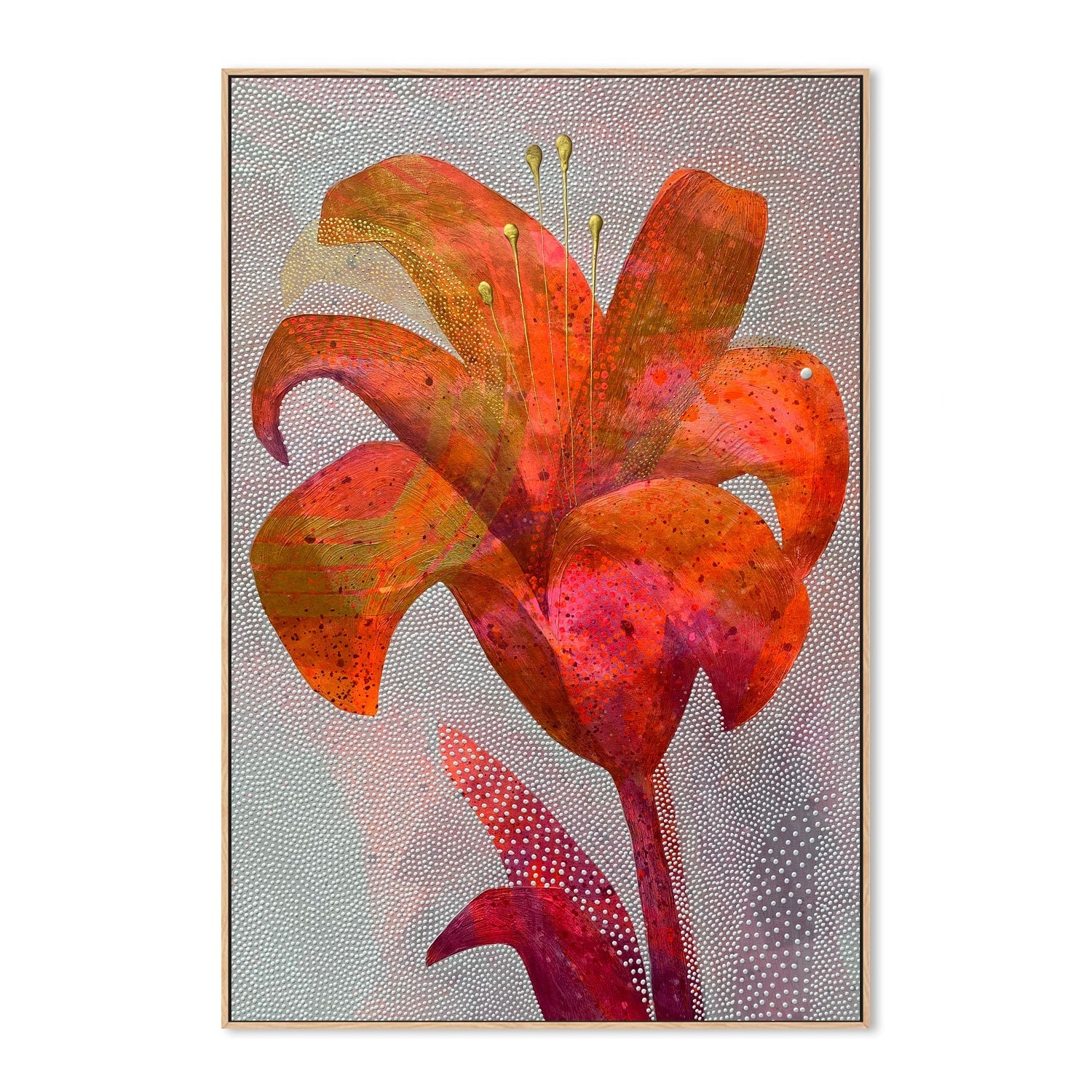 wall-art-print-canvas-poster-framed-Orange Lily-4