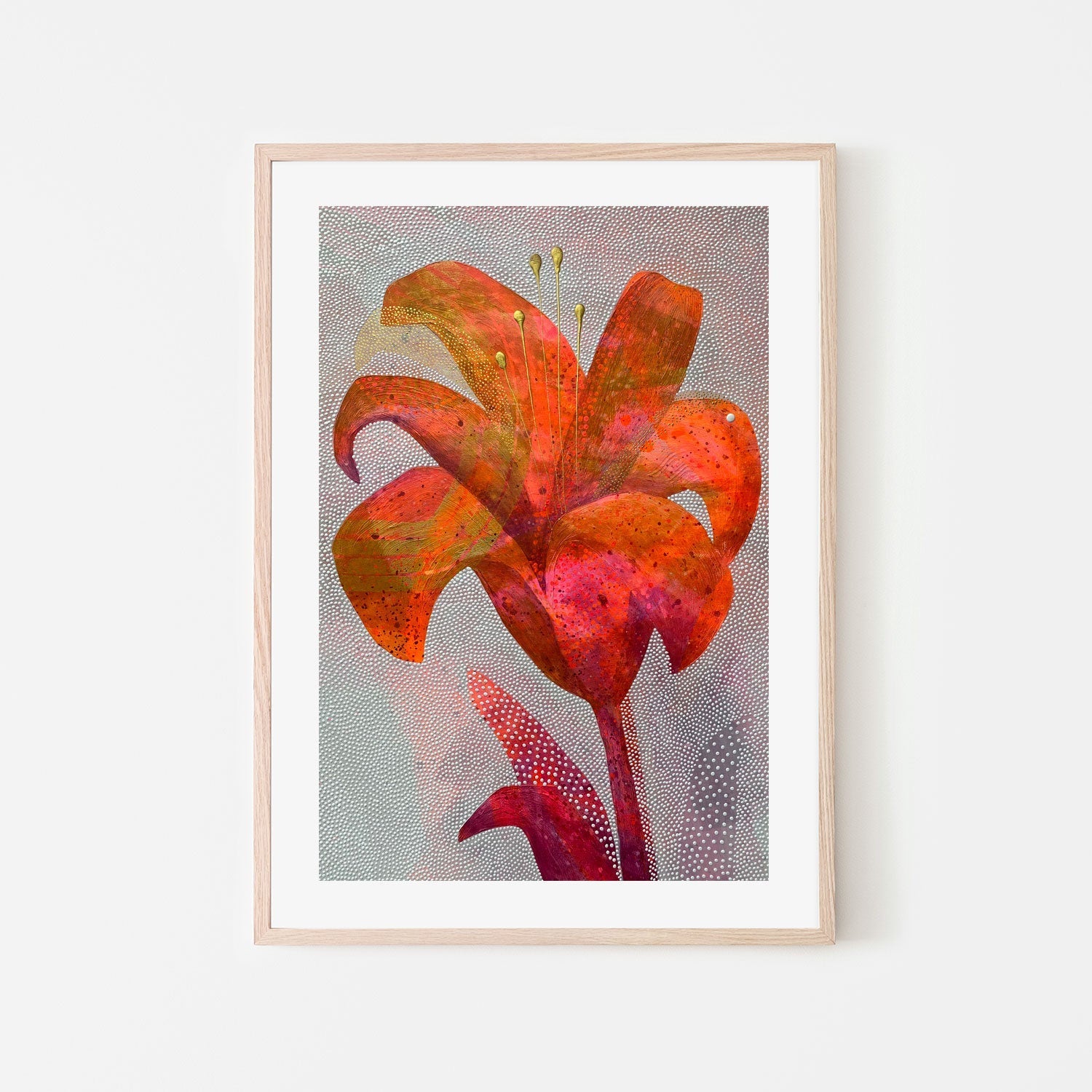 wall-art-print-canvas-poster-framed-Orange Lily-6