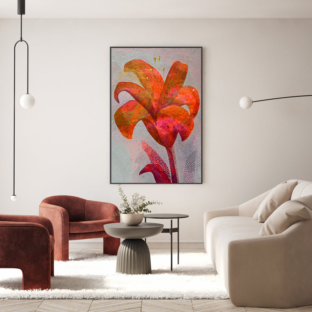 wall-art-print-canvas-poster-framed-Orange Lily-7
