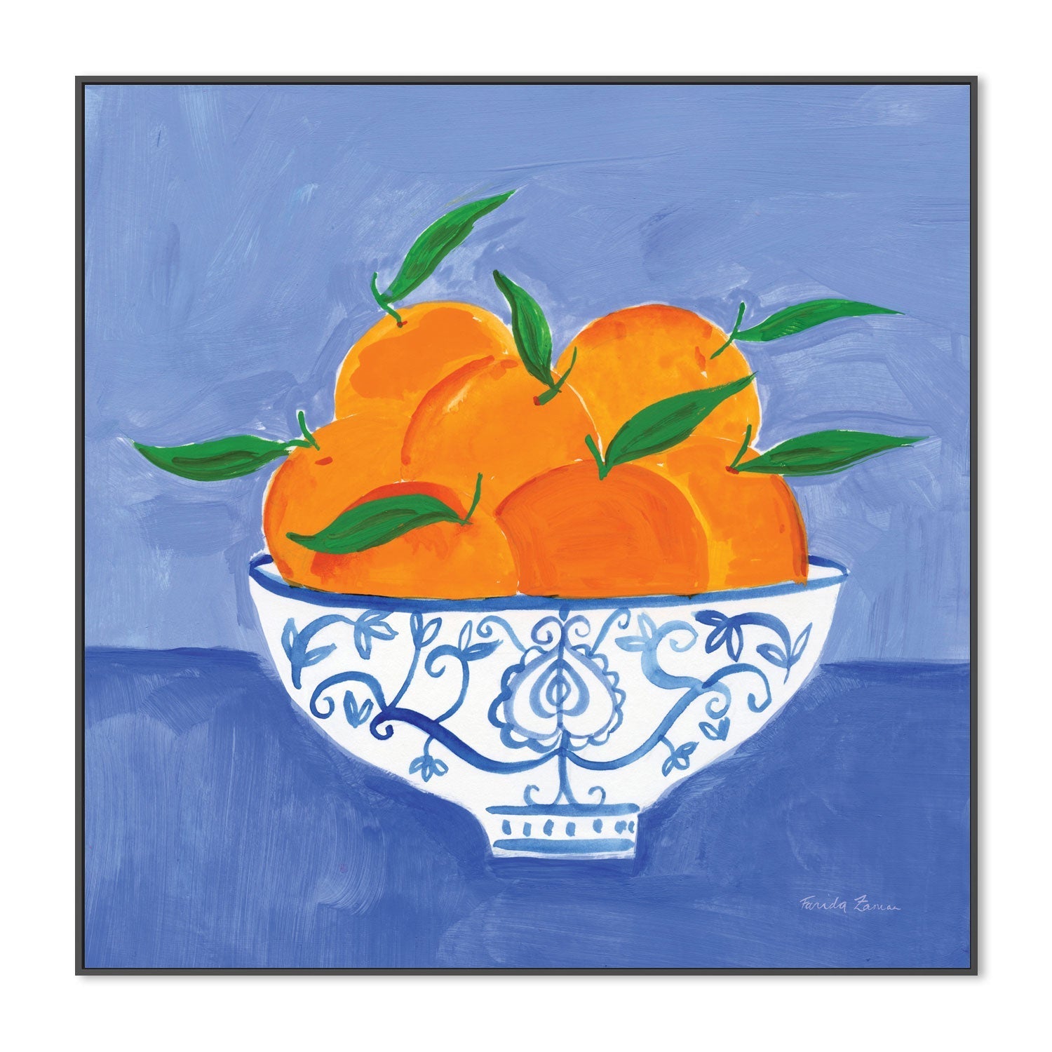 wall-art-print-canvas-poster-framed-Orange Still Life , By Farida Zaman-3