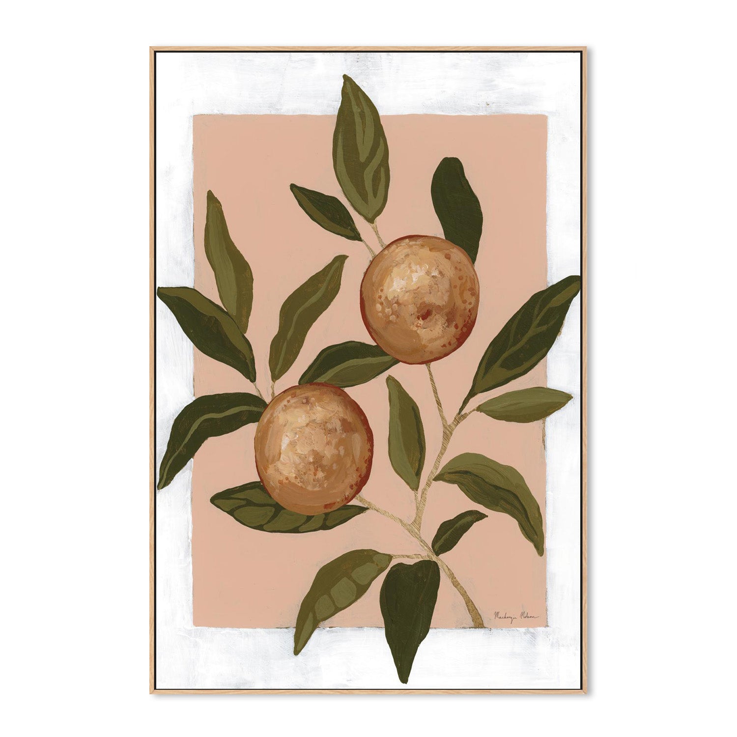 wall-art-print-canvas-poster-framed-Orange Study, Style A-4