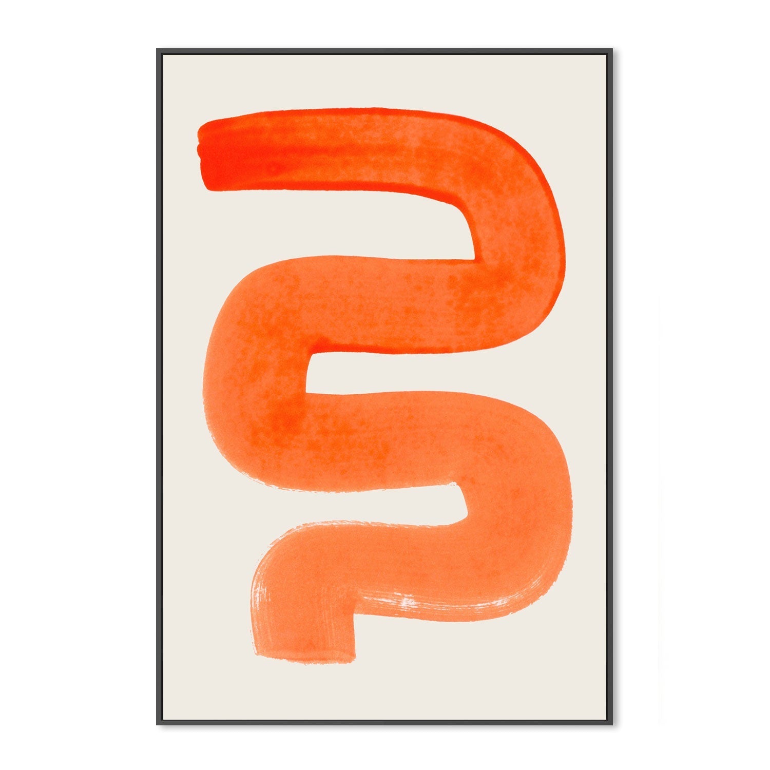 wall-art-print-canvas-poster-framed-Orange Wriggle , By Ejaaz Haniff-GIOIA-WALL-ART