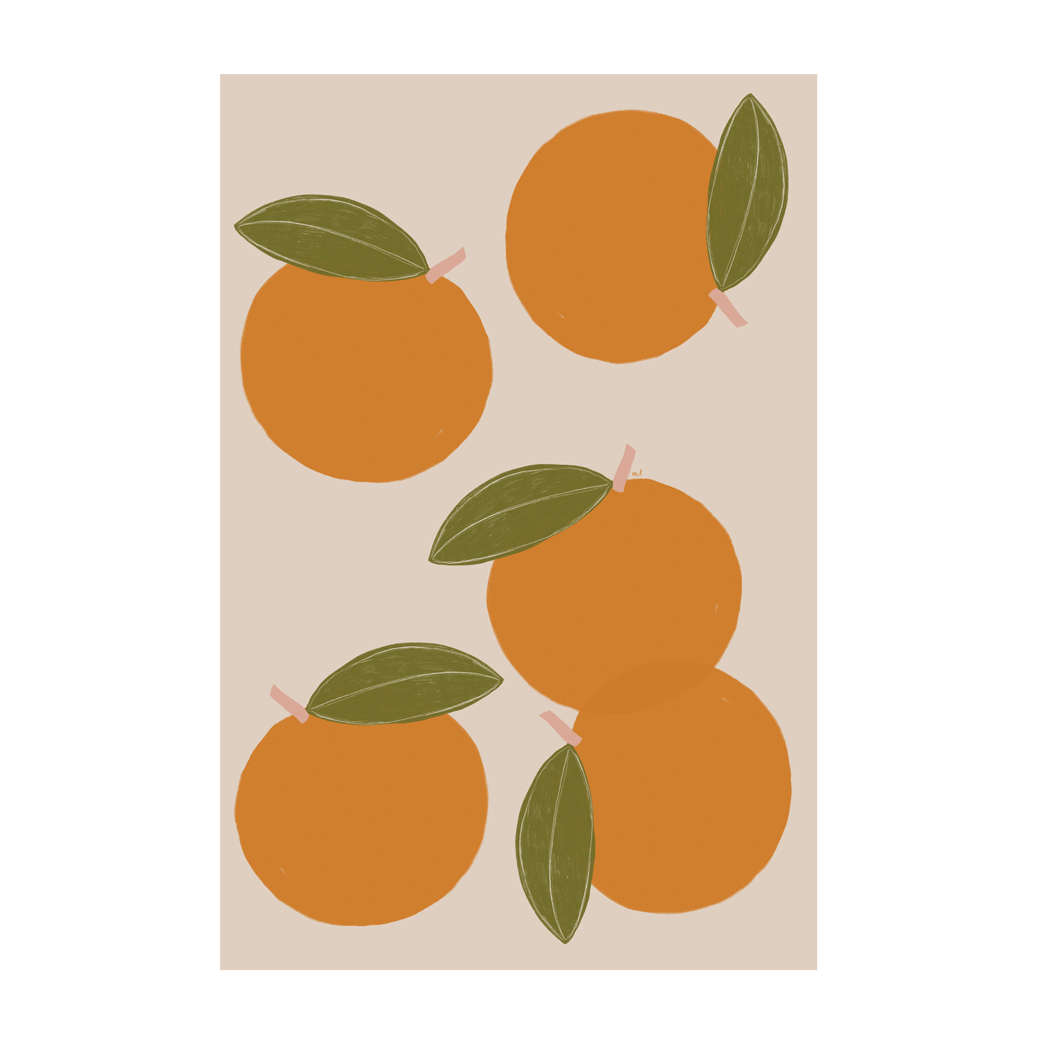 wall-art-print-canvas-poster-framed-Oranges , By Menina Lisboa-1