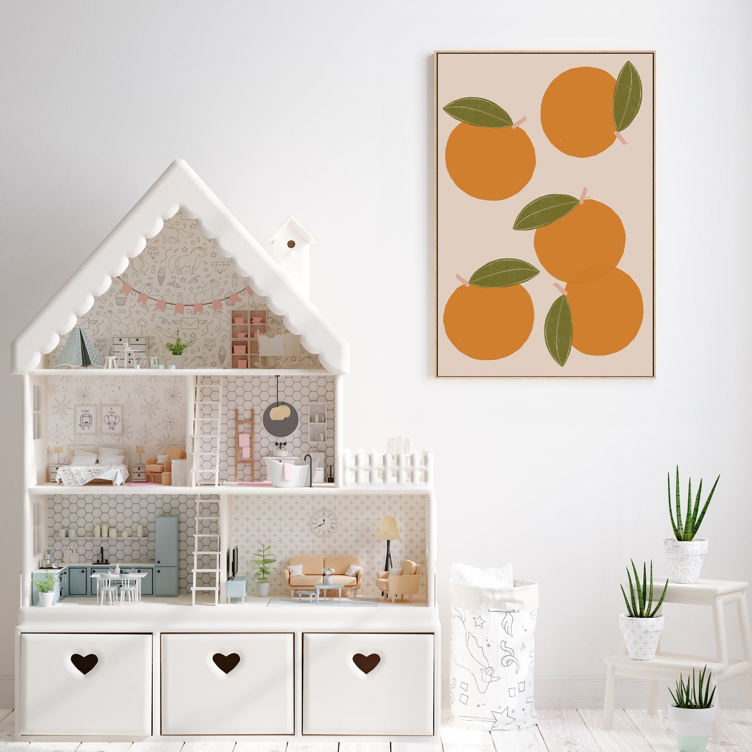 wall-art-print-canvas-poster-framed-Oranges , By Menina Lisboa-2