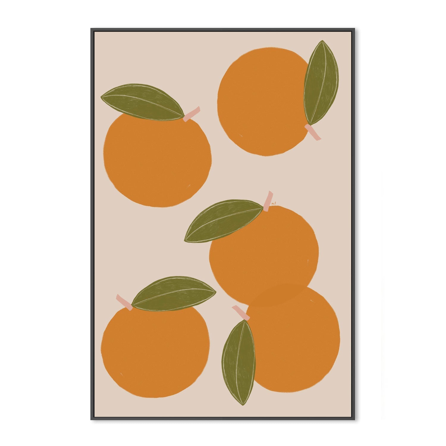wall-art-print-canvas-poster-framed-Oranges , By Menina Lisboa-3
