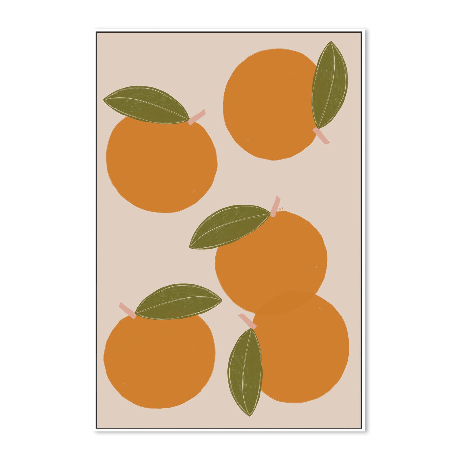 wall-art-print-canvas-poster-framed-Oranges , By Menina Lisboa-5