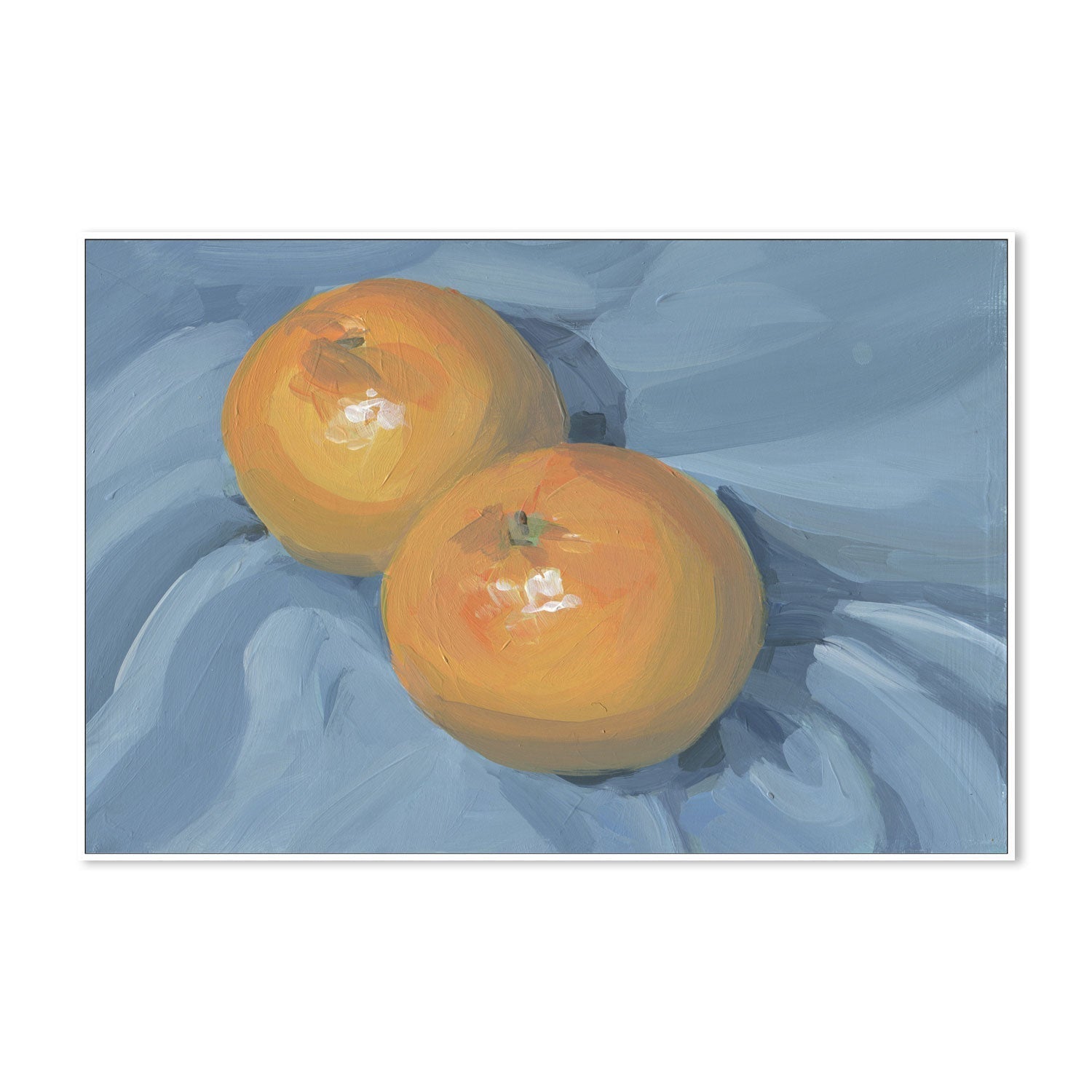 wall-art-print-canvas-poster-framed-Oranges On Blue , By Carrie Arnold-5