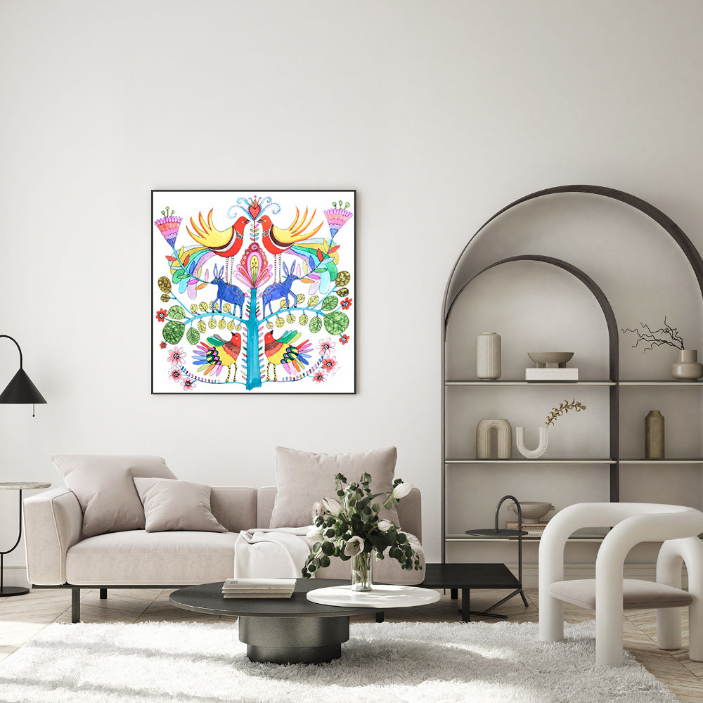 wall-art-print-canvas-poster-framed-Otomi Love , By Sylvie Demers-GIOIA-WALL-ART