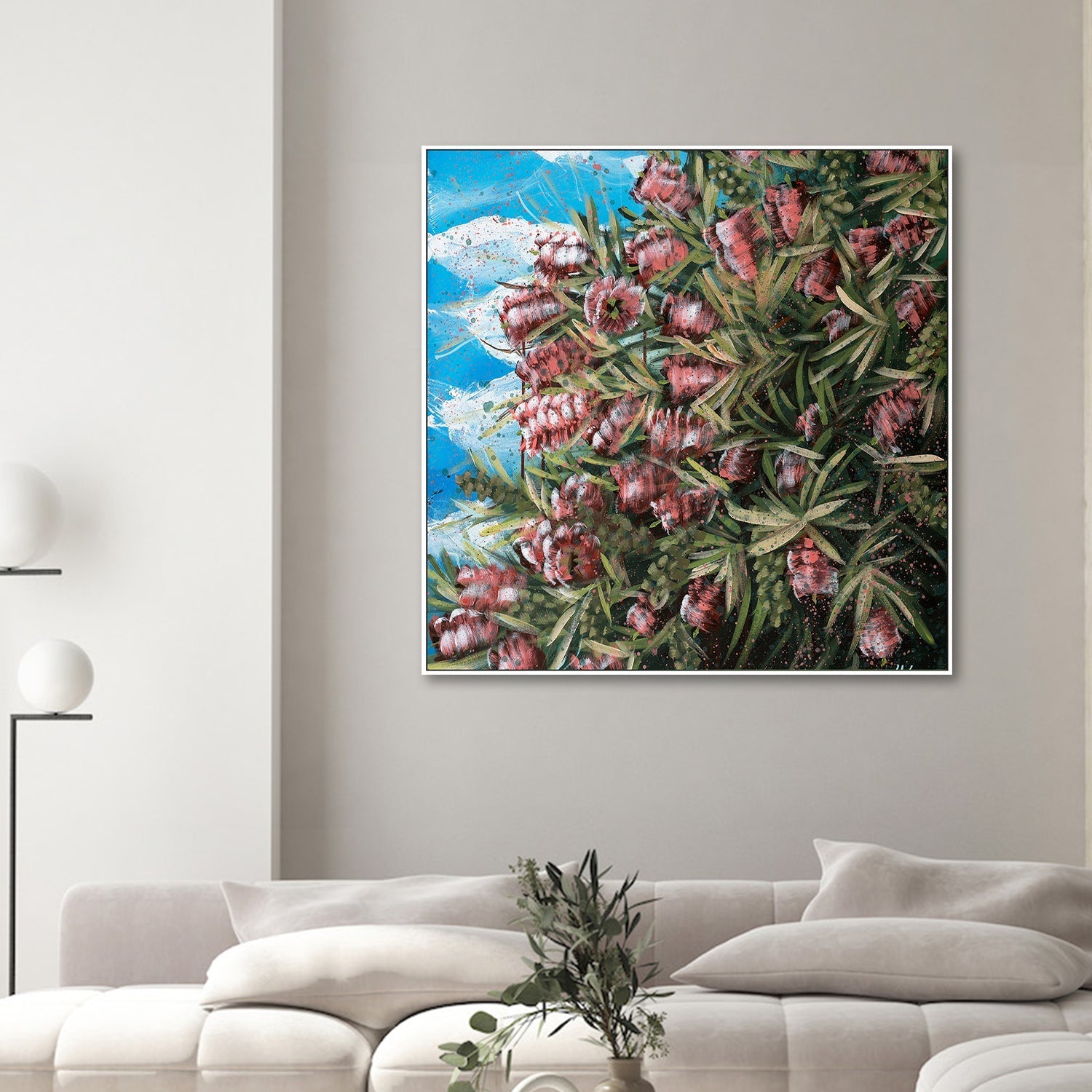 wall-art-print-canvas-poster-framed-Our Adventure Begins, Bottle Brush Flowers , By Hsin Lin-2
