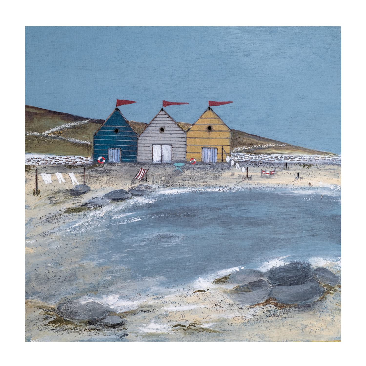 wall-art-print-canvas-poster-framed-Our Coastal Retreat , By Louise O’Hara-1