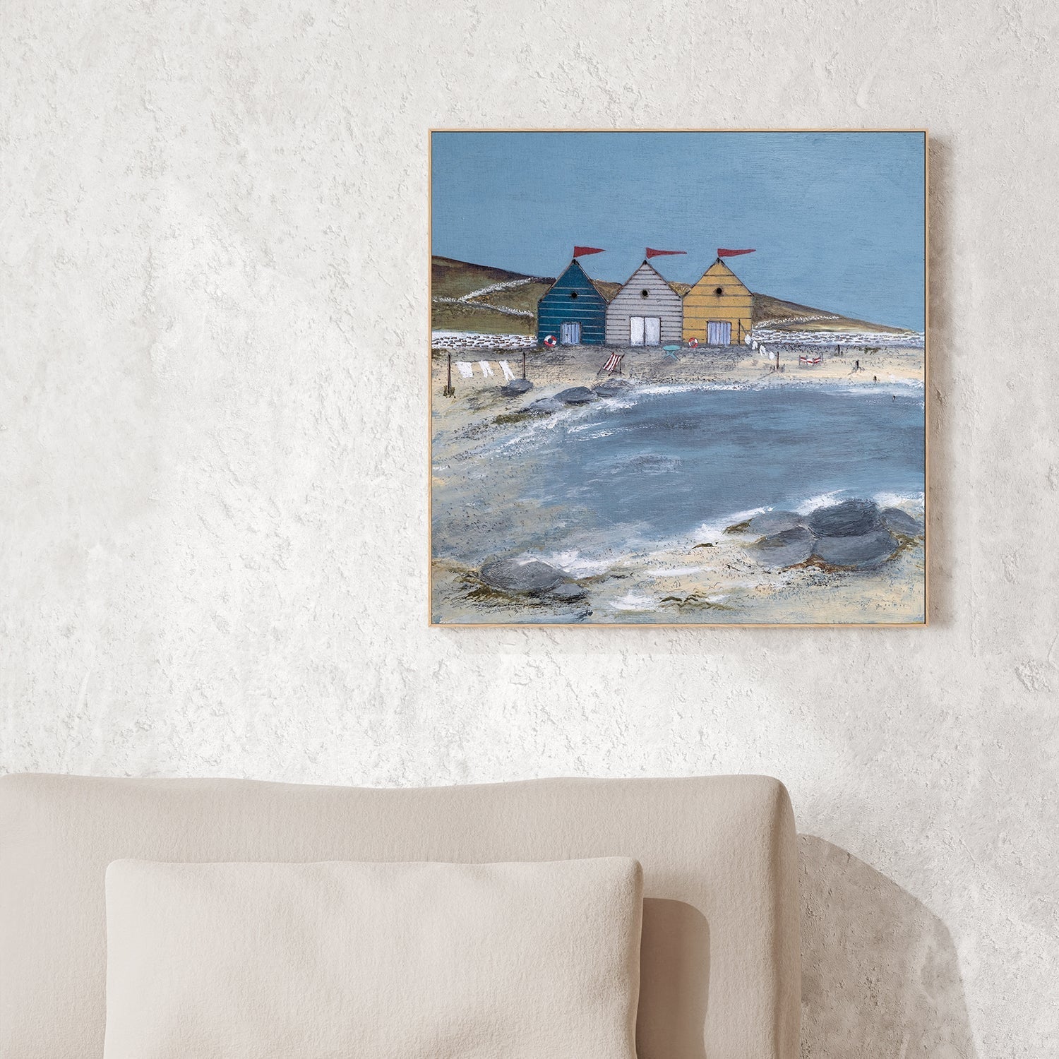 wall-art-print-canvas-poster-framed-Our Coastal Retreat , By Louise O’Hara-2