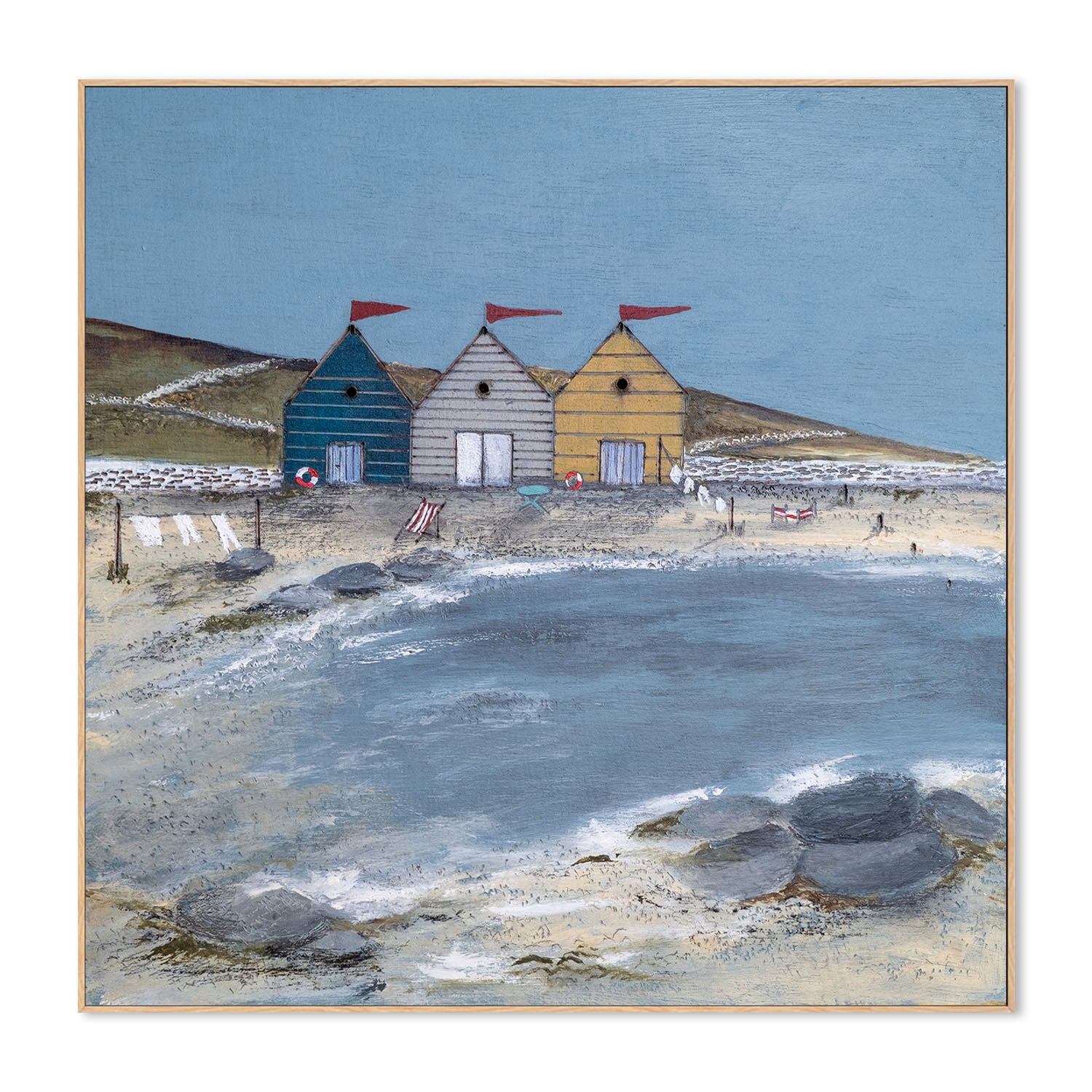 wall-art-print-canvas-poster-framed-Our Coastal Retreat , By Louise O’Hara-4