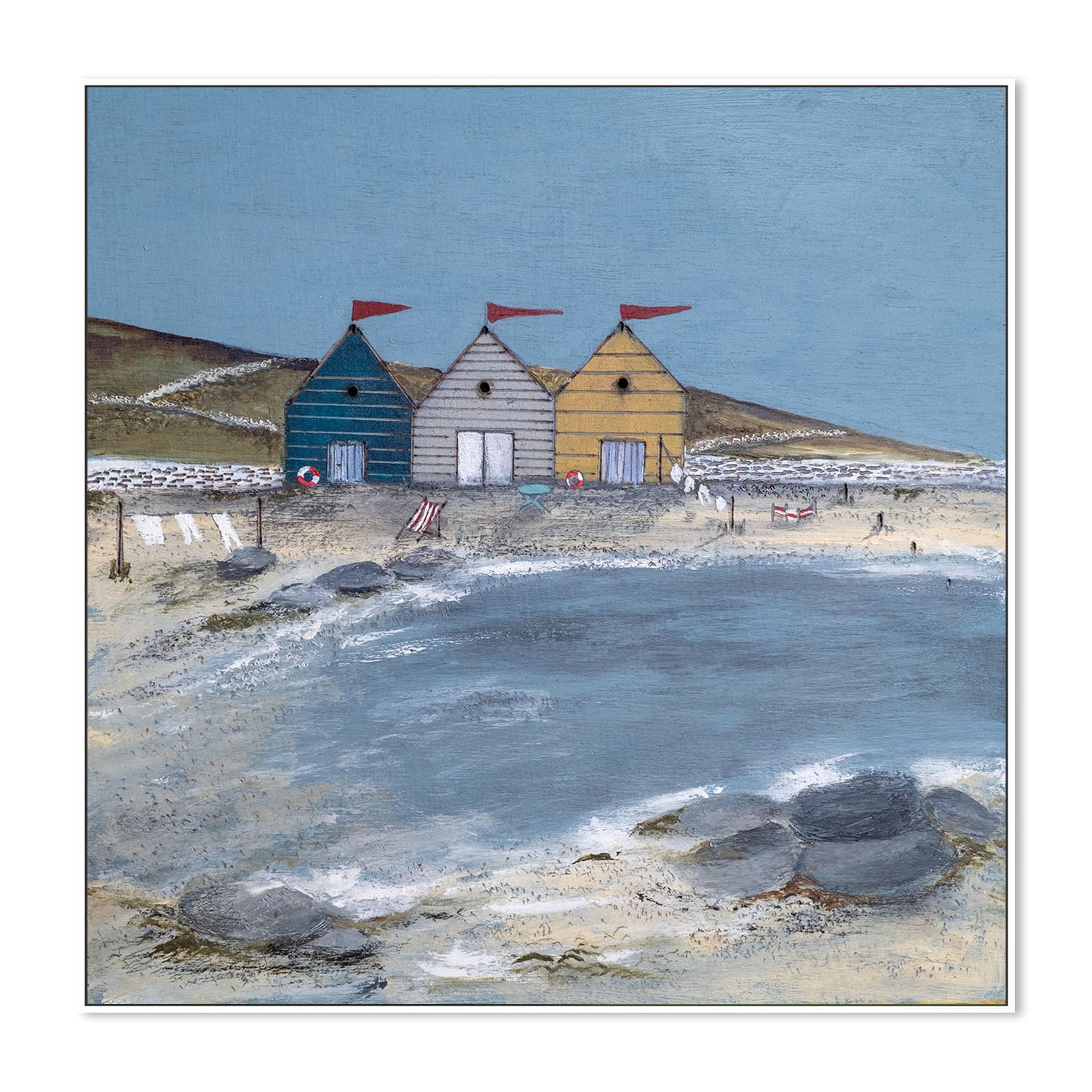 wall-art-print-canvas-poster-framed-Our Coastal Retreat , By Louise O’Hara-5