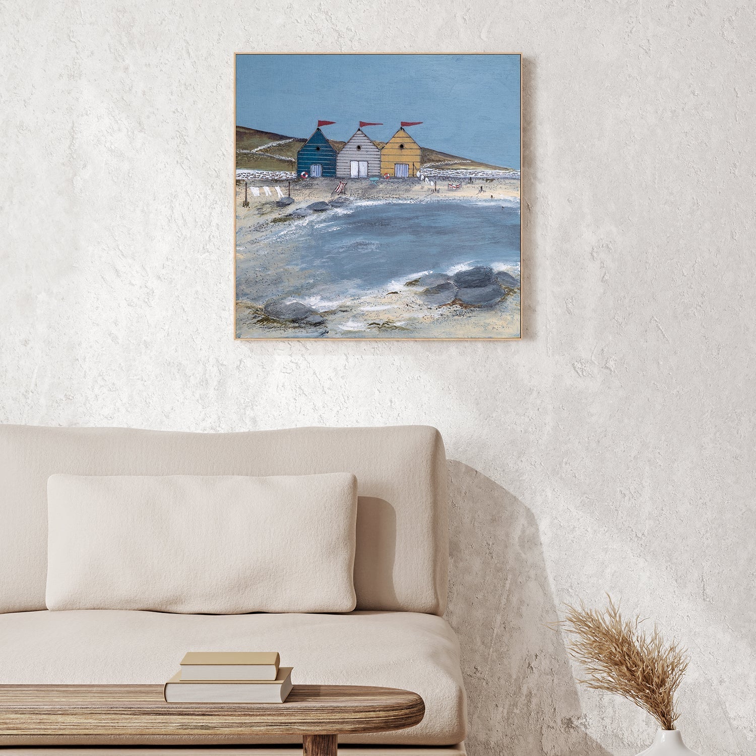 wall-art-print-canvas-poster-framed-Our Coastal Retreat , By Louise O’Hara-7