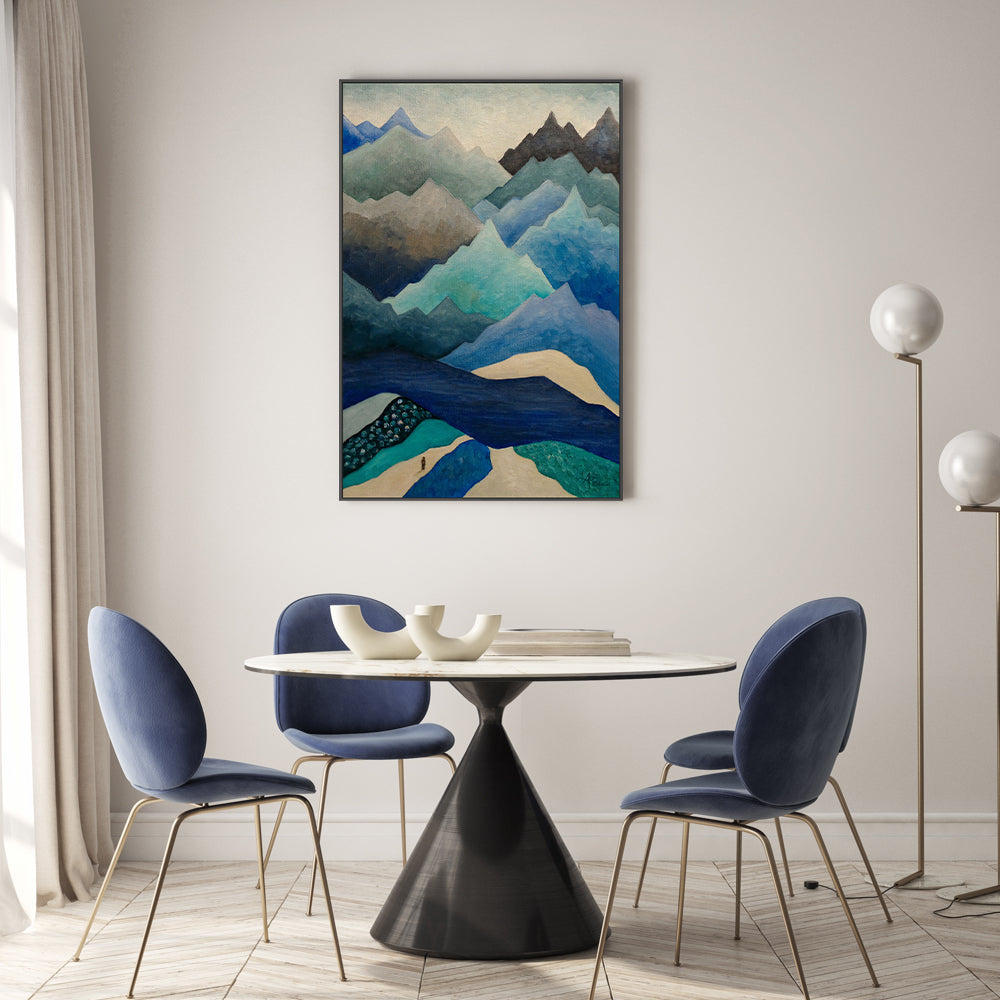 wall-art-print-canvas-poster-framed-Out Of The Blue , By Angeles M. Pomata-7