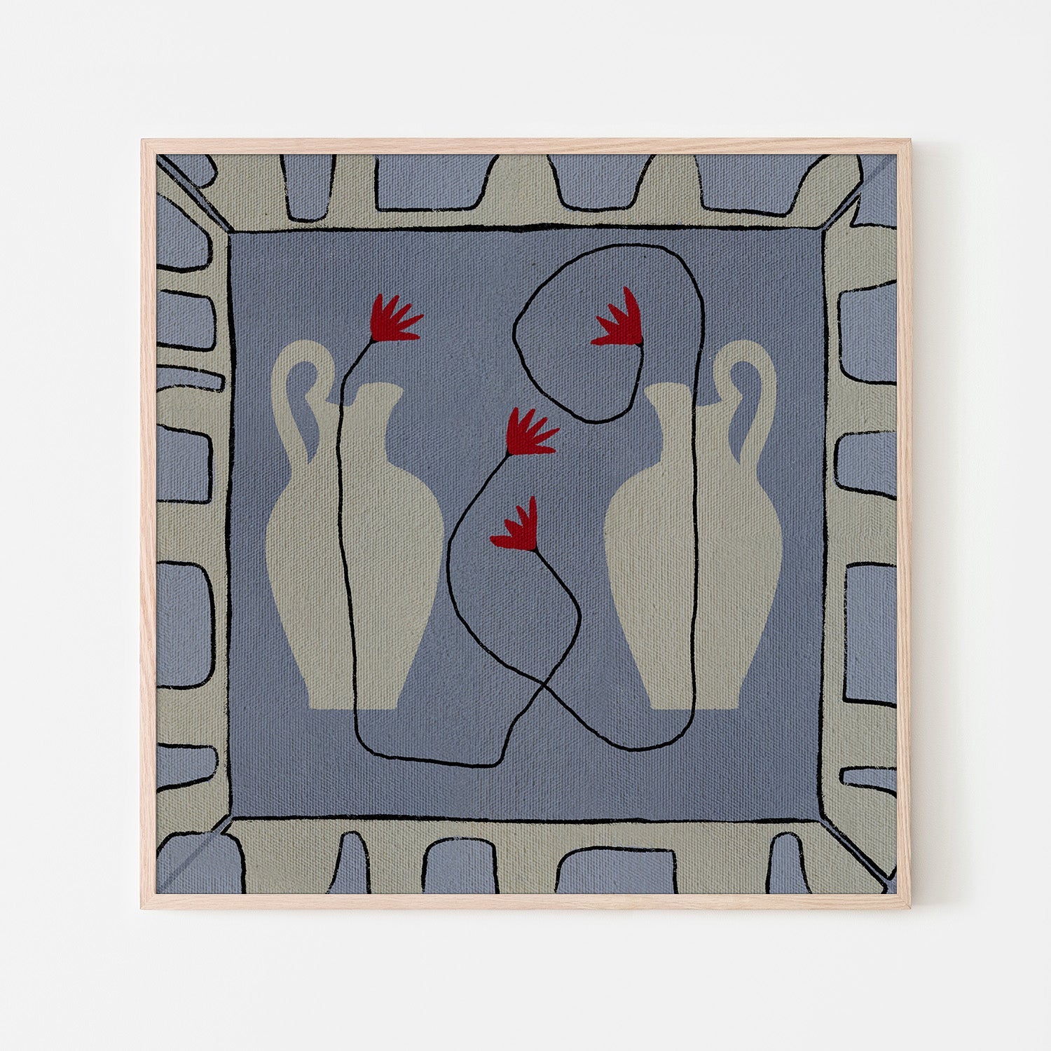 wall-art-print-canvas-poster-framed-Out of Vase Blooms 11-6
