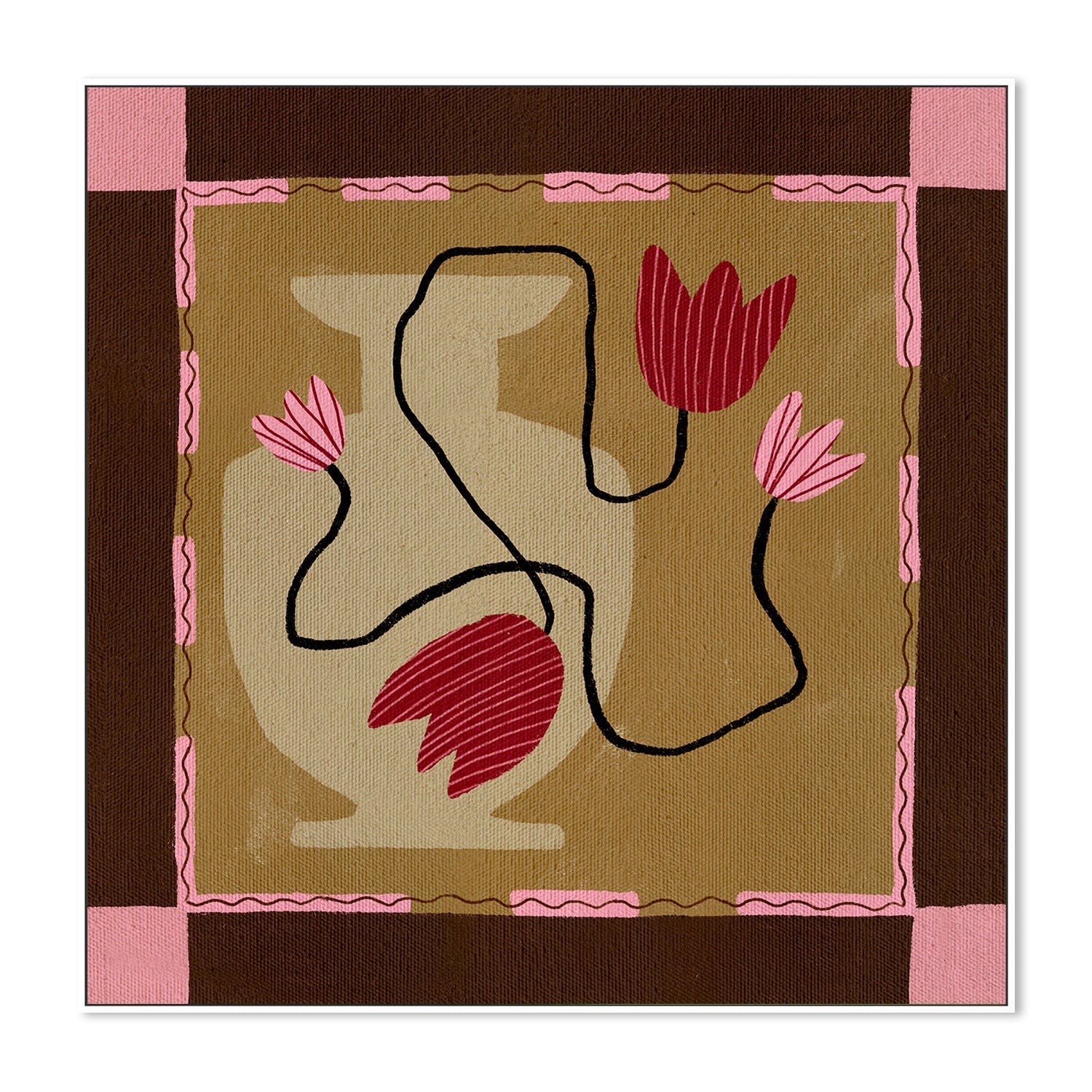 wall-art-print-canvas-poster-framed-Out of Vase Blooms 4-5
