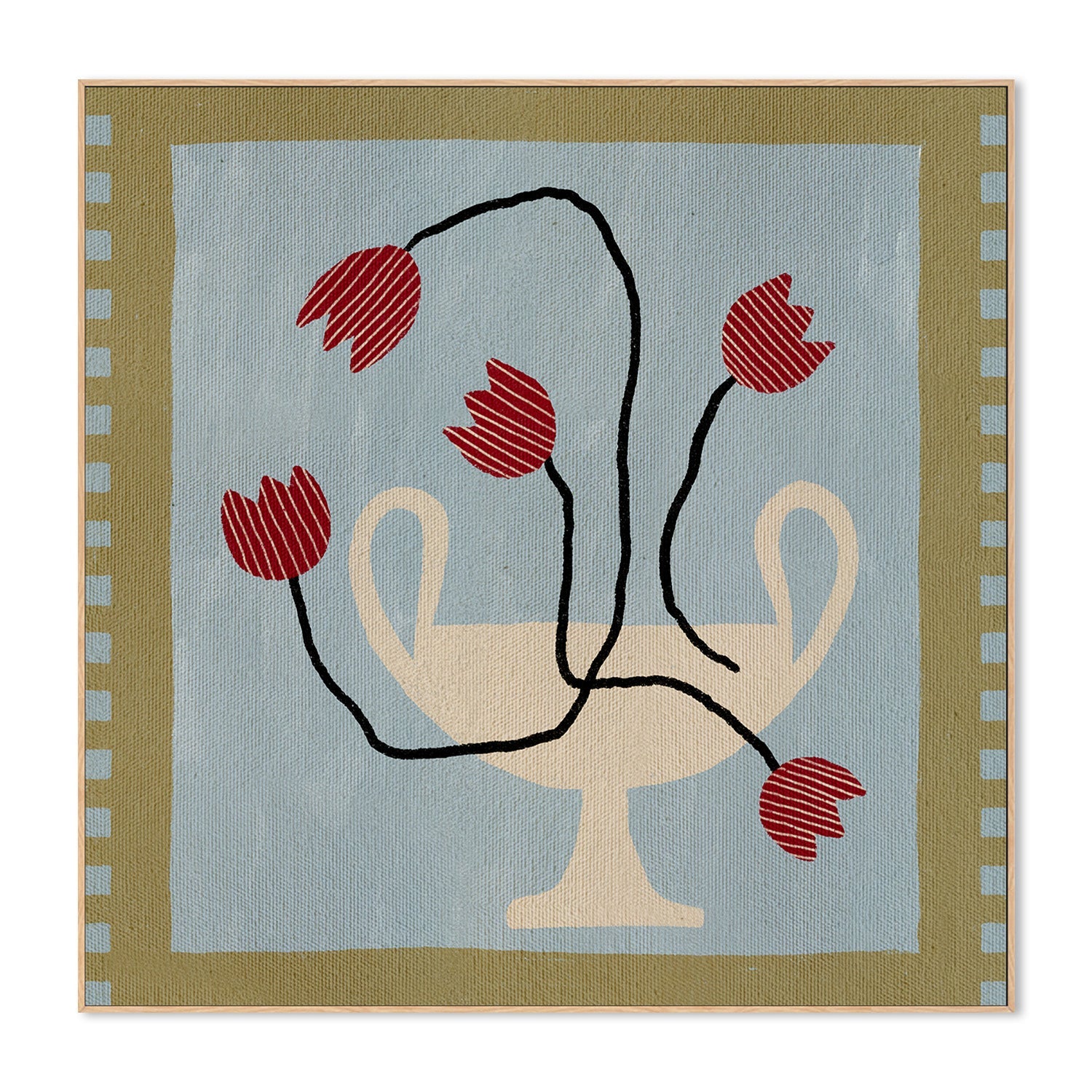 wall-art-print-canvas-poster-framed-Out of Vase Blooms 6-4