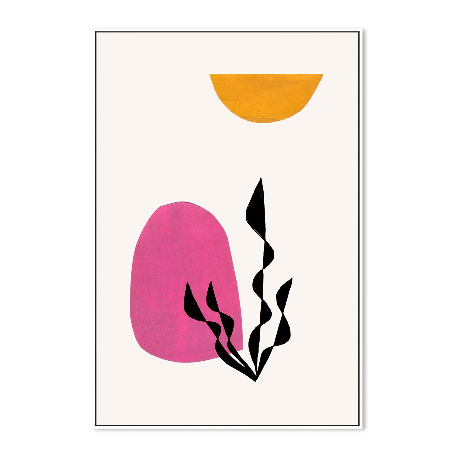 wall-art-print-canvas-poster-framed-Outerspace Plant , By Ejaaz Haniff-GIOIA-WALL-ART