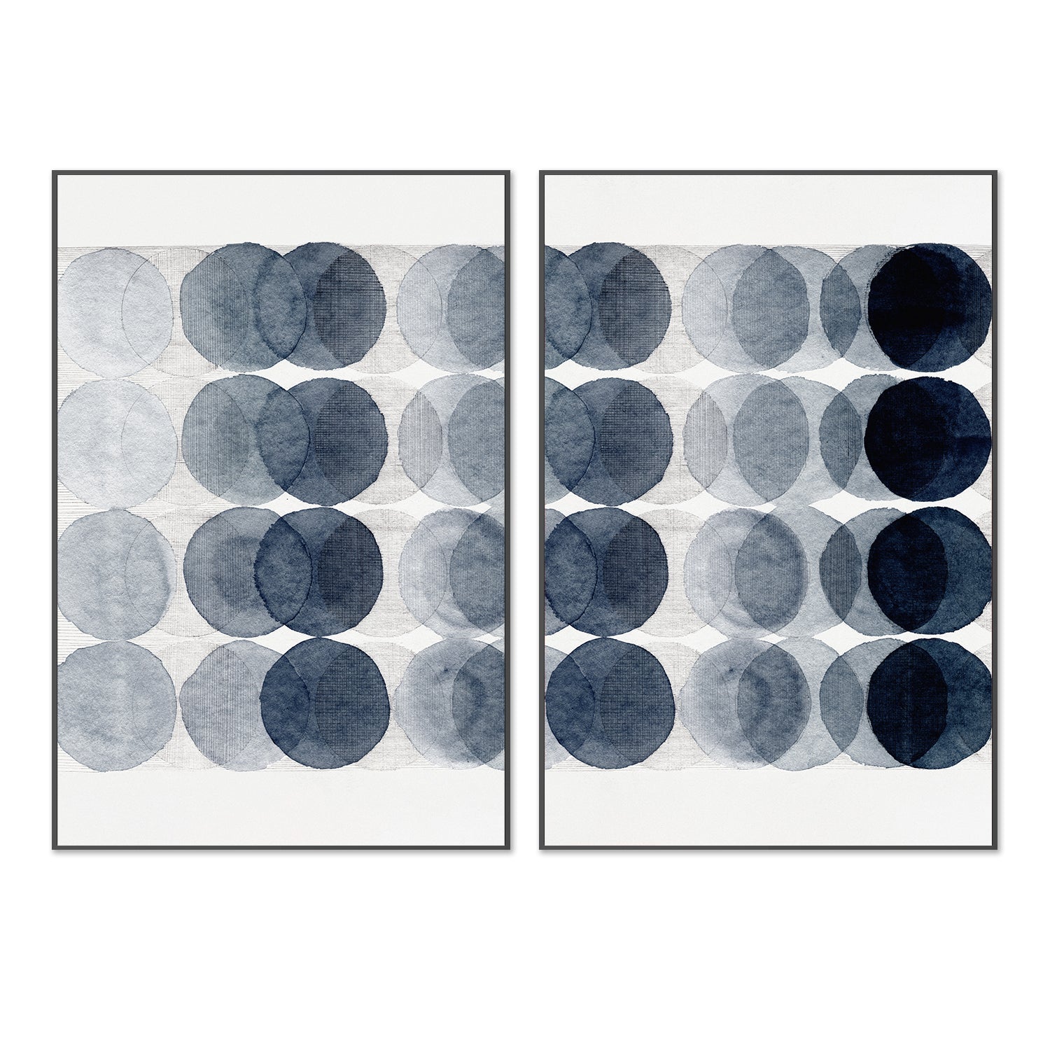 wall-art-print-canvas-poster-framed-Overlapping, Style A & B, Set Of 2 , By Danushka Abeygoda-3