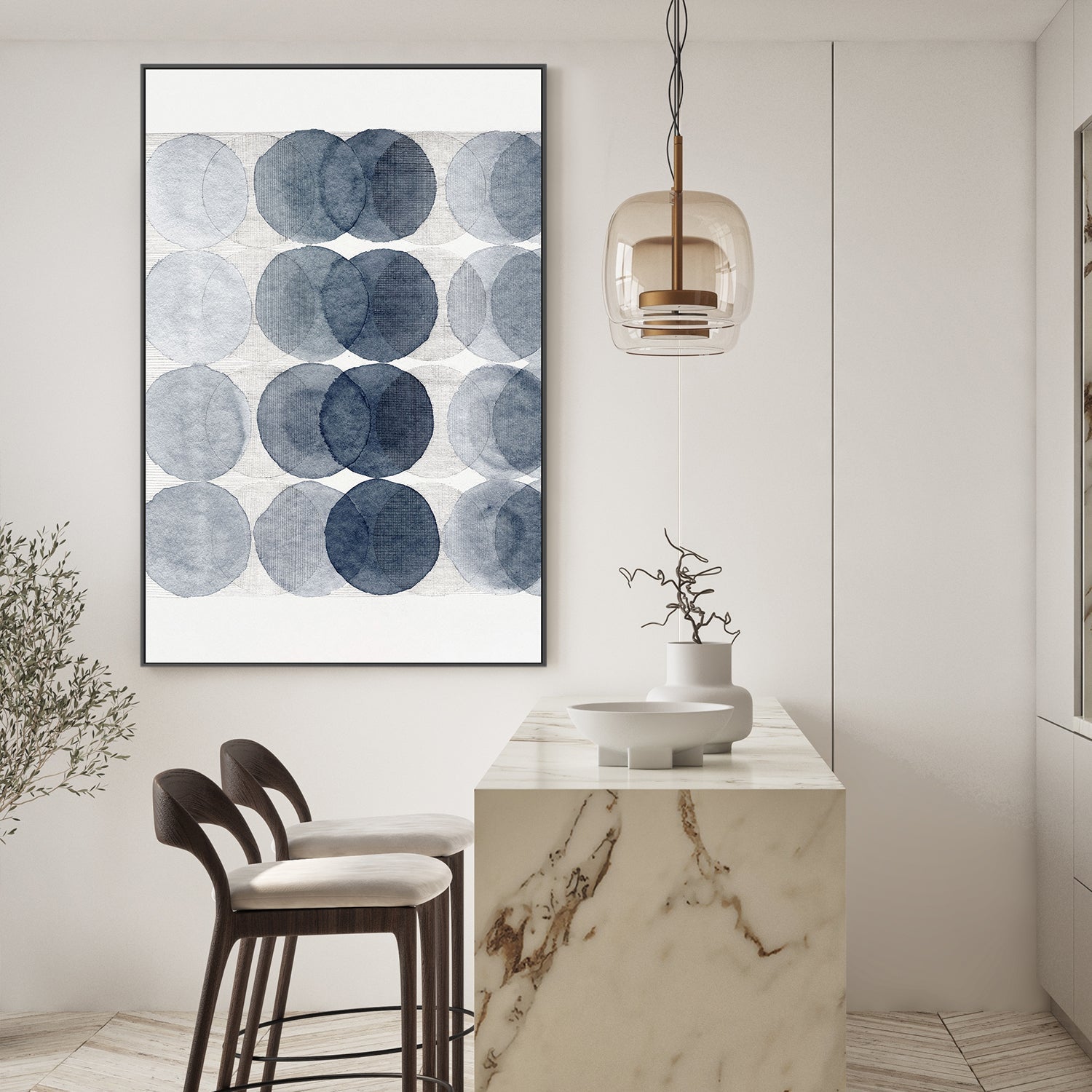 wall-art-print-canvas-poster-framed-Overlapping, Style A , By Danushka Abeygoda-2