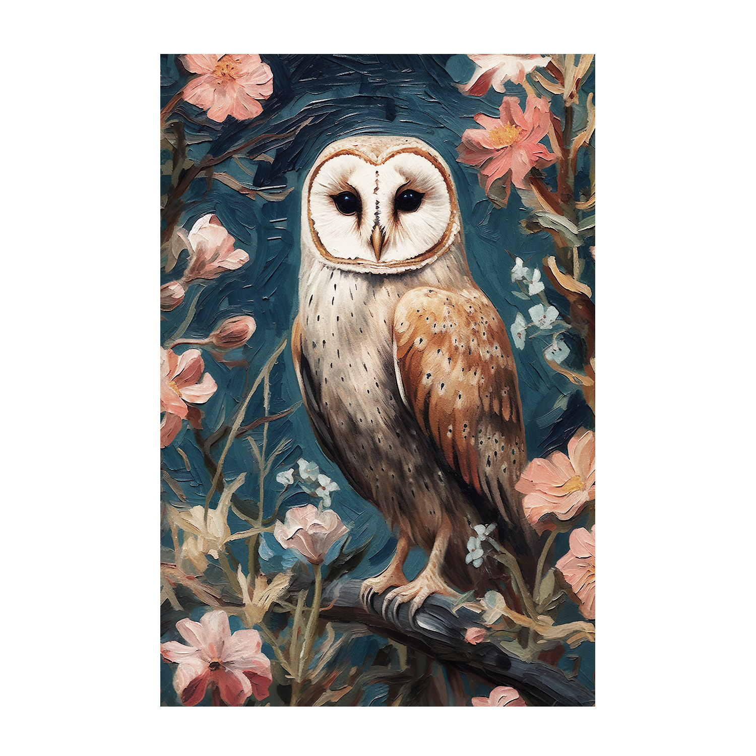 wall-art-print-canvas-poster-framed-Owl , By Lady Hana-1