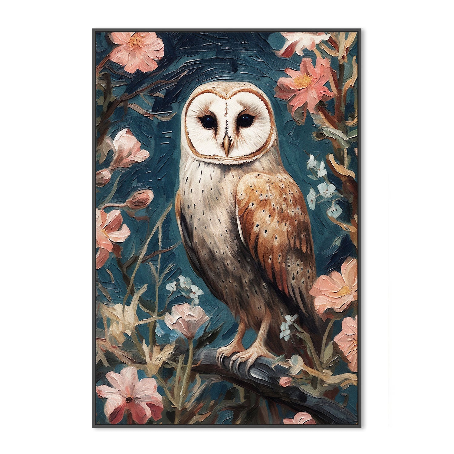 wall-art-print-canvas-poster-framed-Owl , By Lady Hana-3