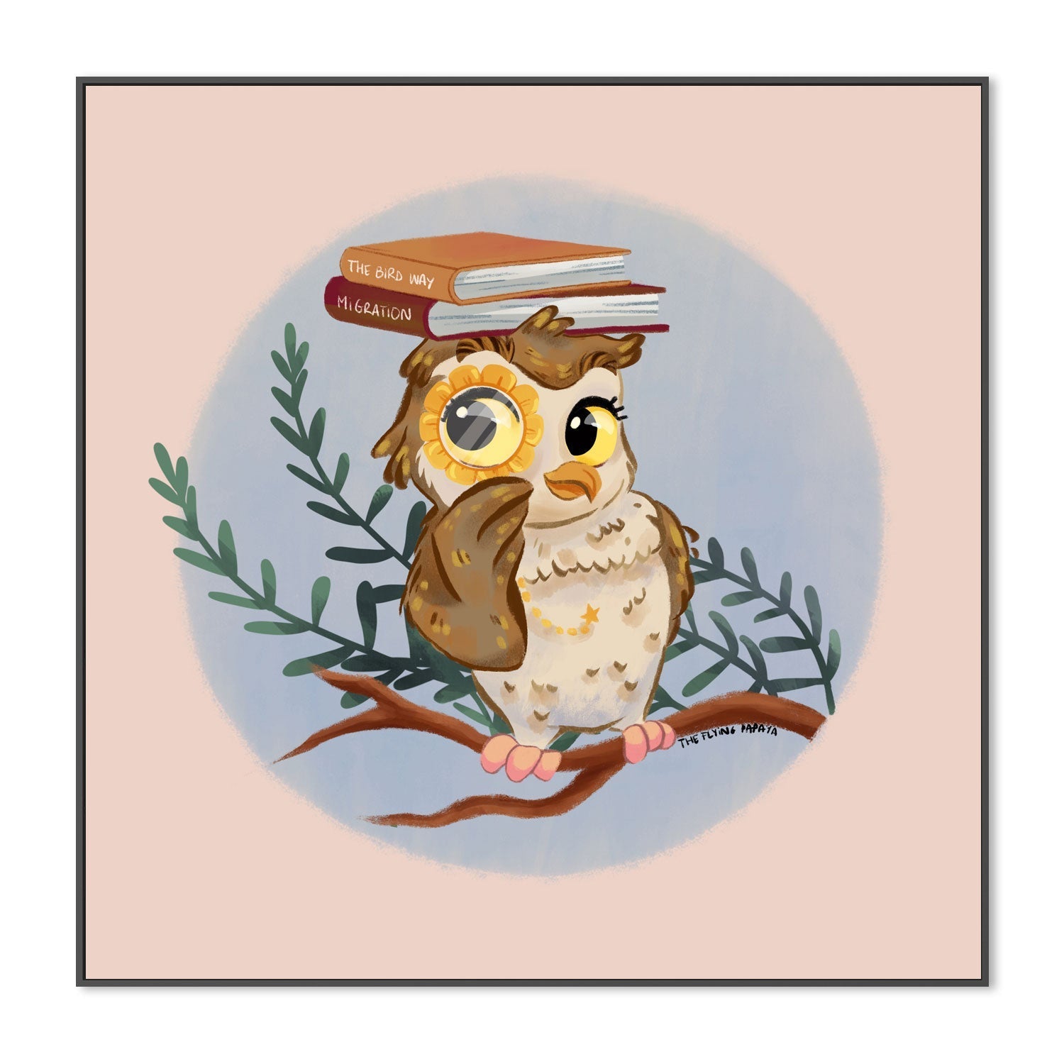 wall-art-print-canvas-poster-framed-Owl , By The Flying Papaya-3