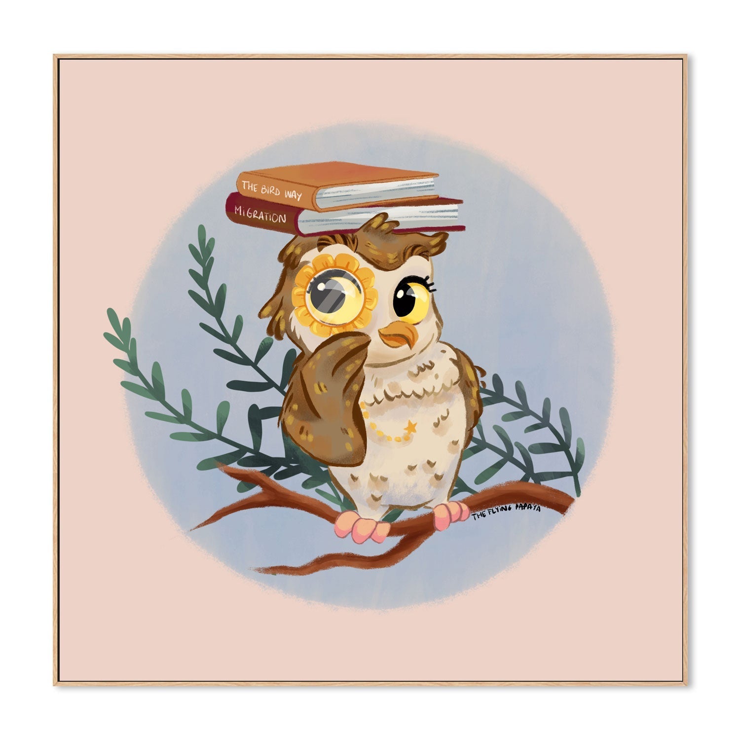 wall-art-print-canvas-poster-framed-Owl , By The Flying Papaya-4