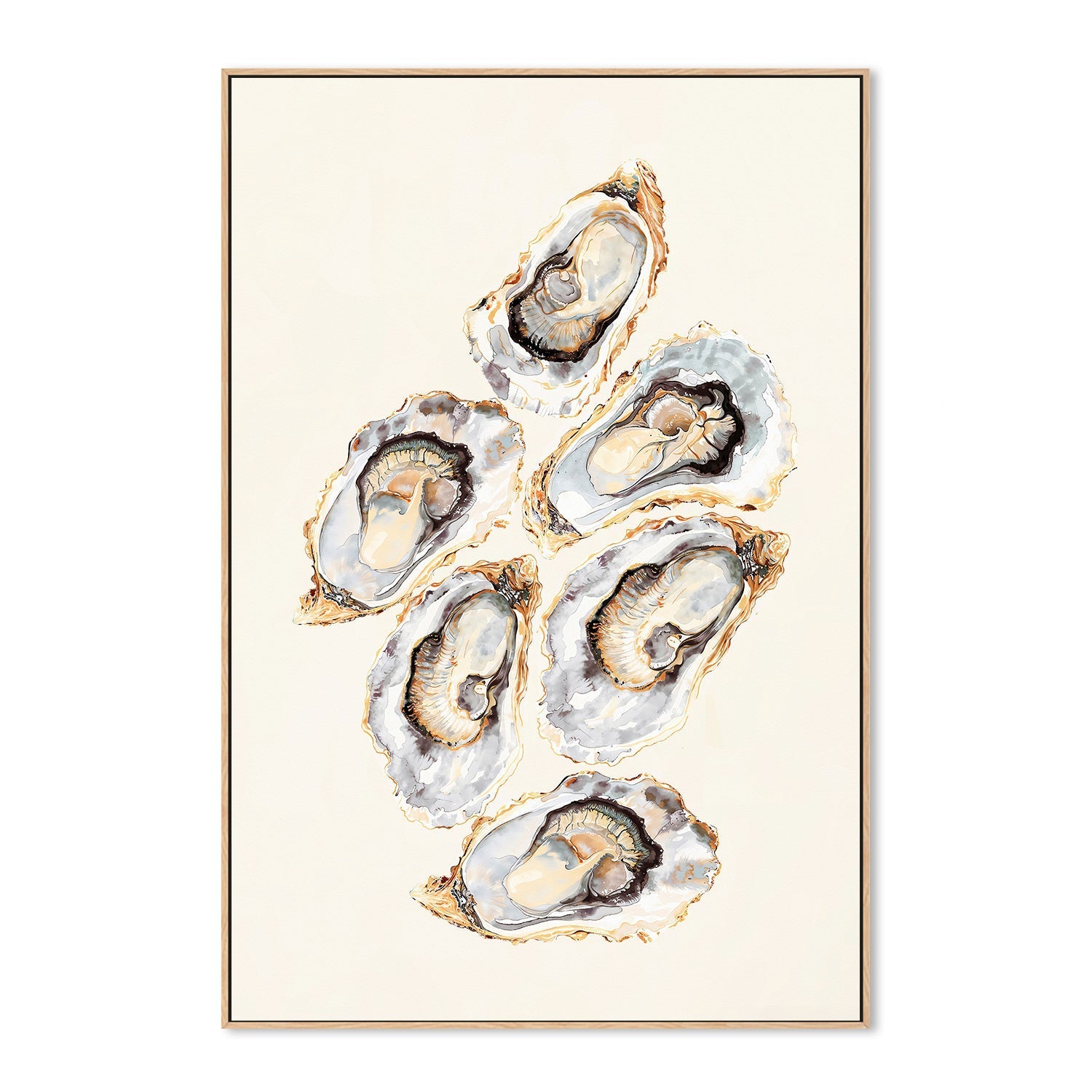 wall-art-print-canvas-poster-framed-Oyster , By Lady Hana-4