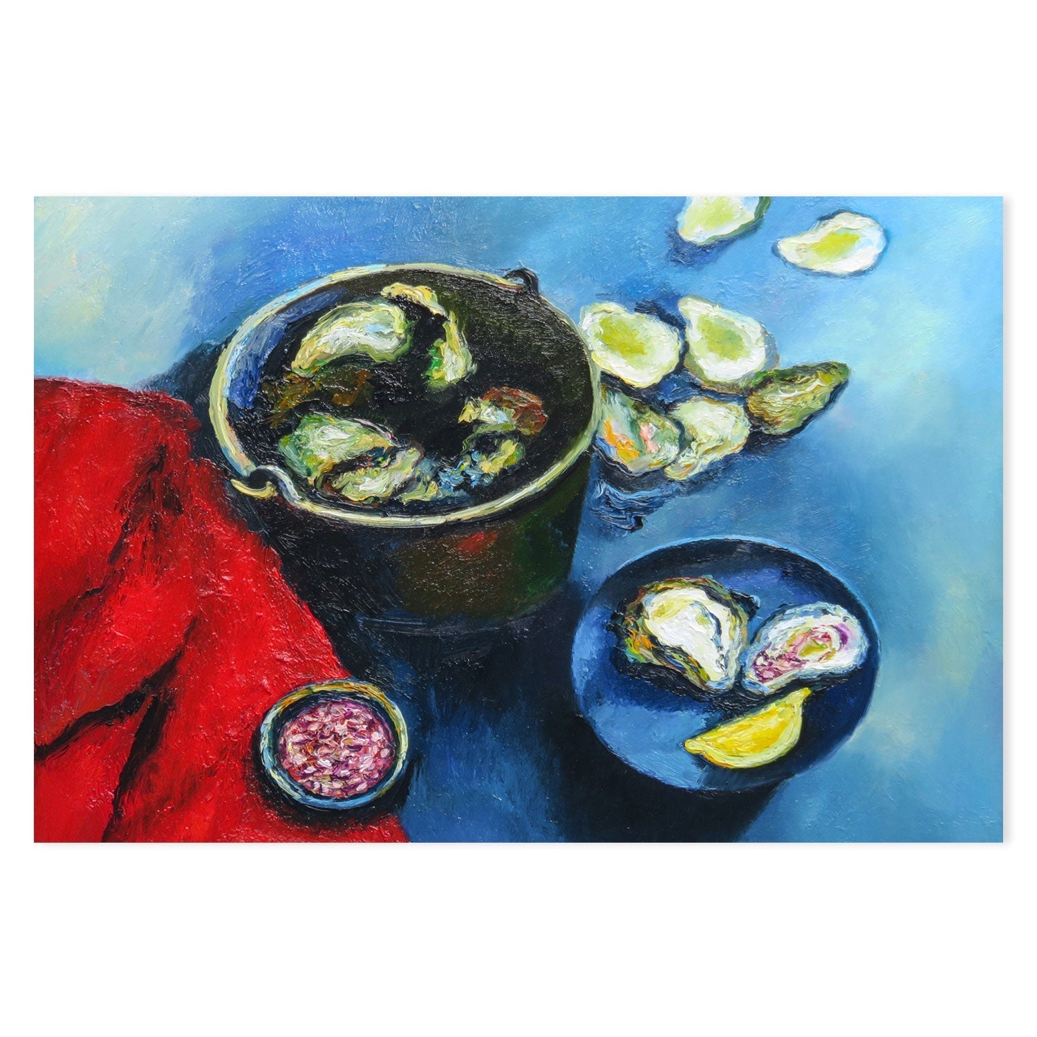 wall-art-print-canvas-poster-framed-Oysters , By Ieva Baklane-GIOIA-WALL-ART