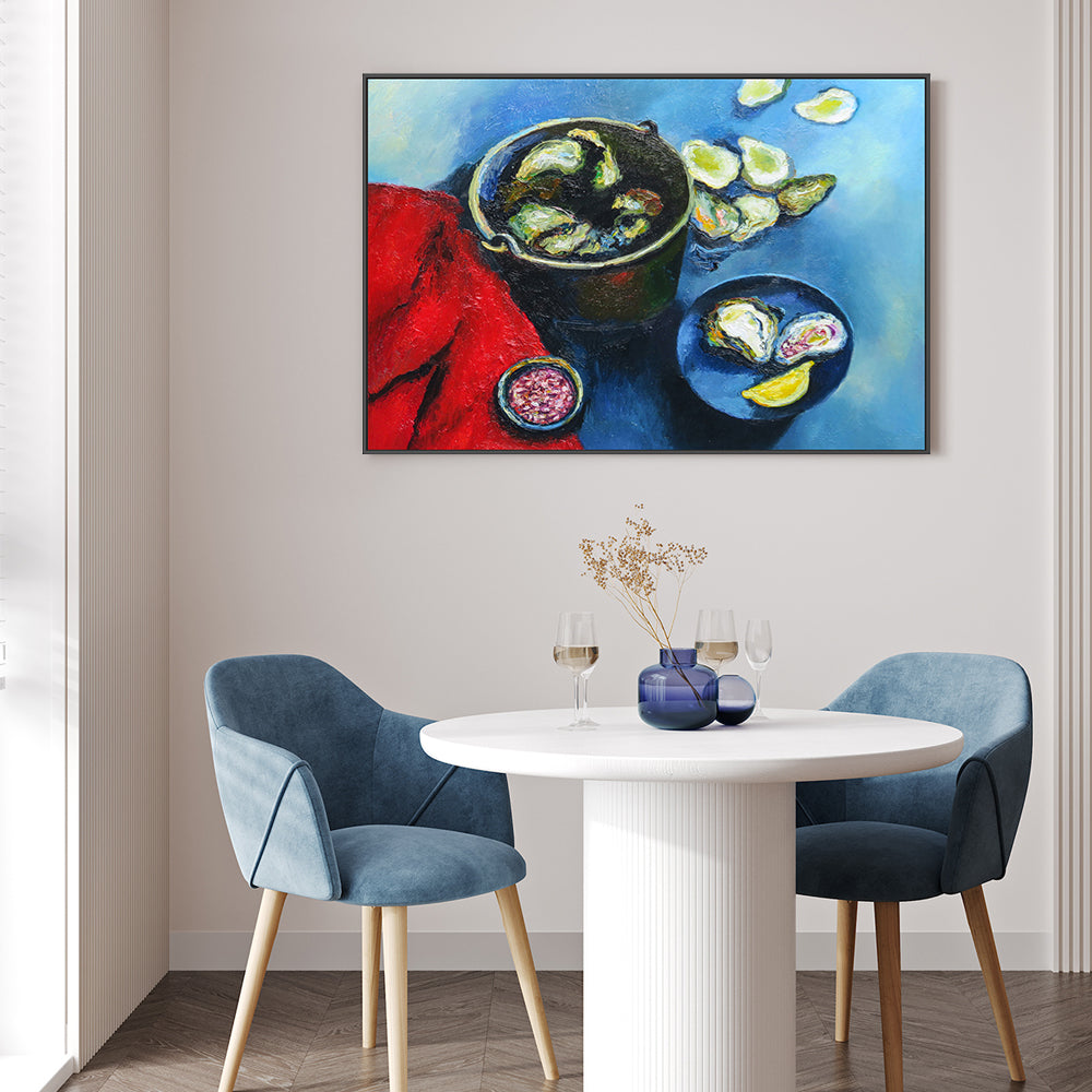 wall-art-print-canvas-poster-framed-Oysters , By Ieva Baklane-GIOIA-WALL-ART