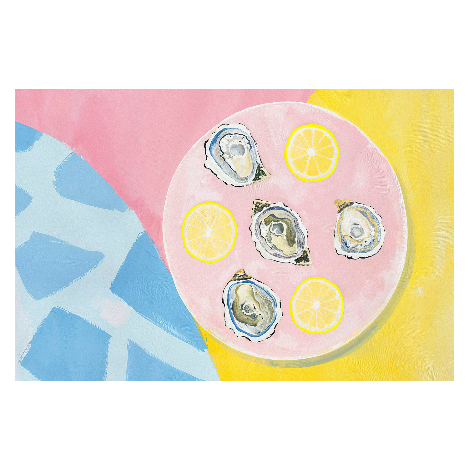 wall-art-print-canvas-poster-framed-Oysters , By Lady Hana-1