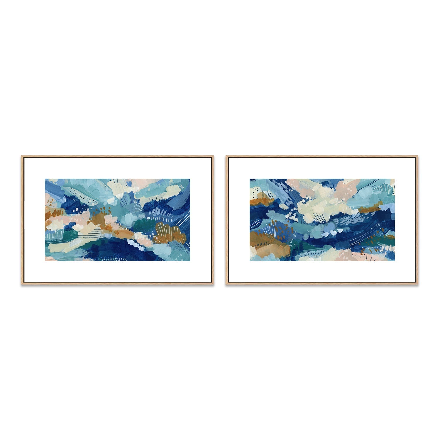 wall-art-print-canvas-poster-framed-Pacific Depths , Style A & B, Set Of 2 , By Jetty Home , By Jetty Home-6