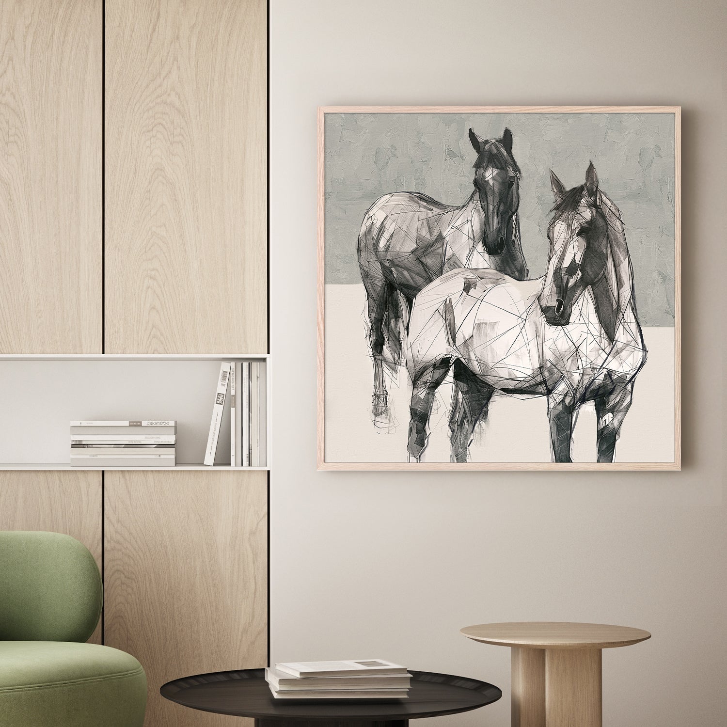 wall-art-print-canvas-poster-framed-Paddock Pals, Style B-7