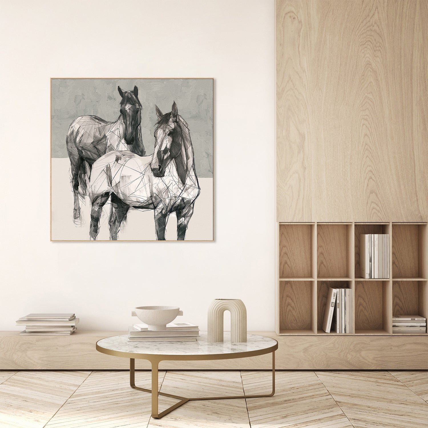 wall-art-print-canvas-poster-framed-Paddock Pals, Style B-9
