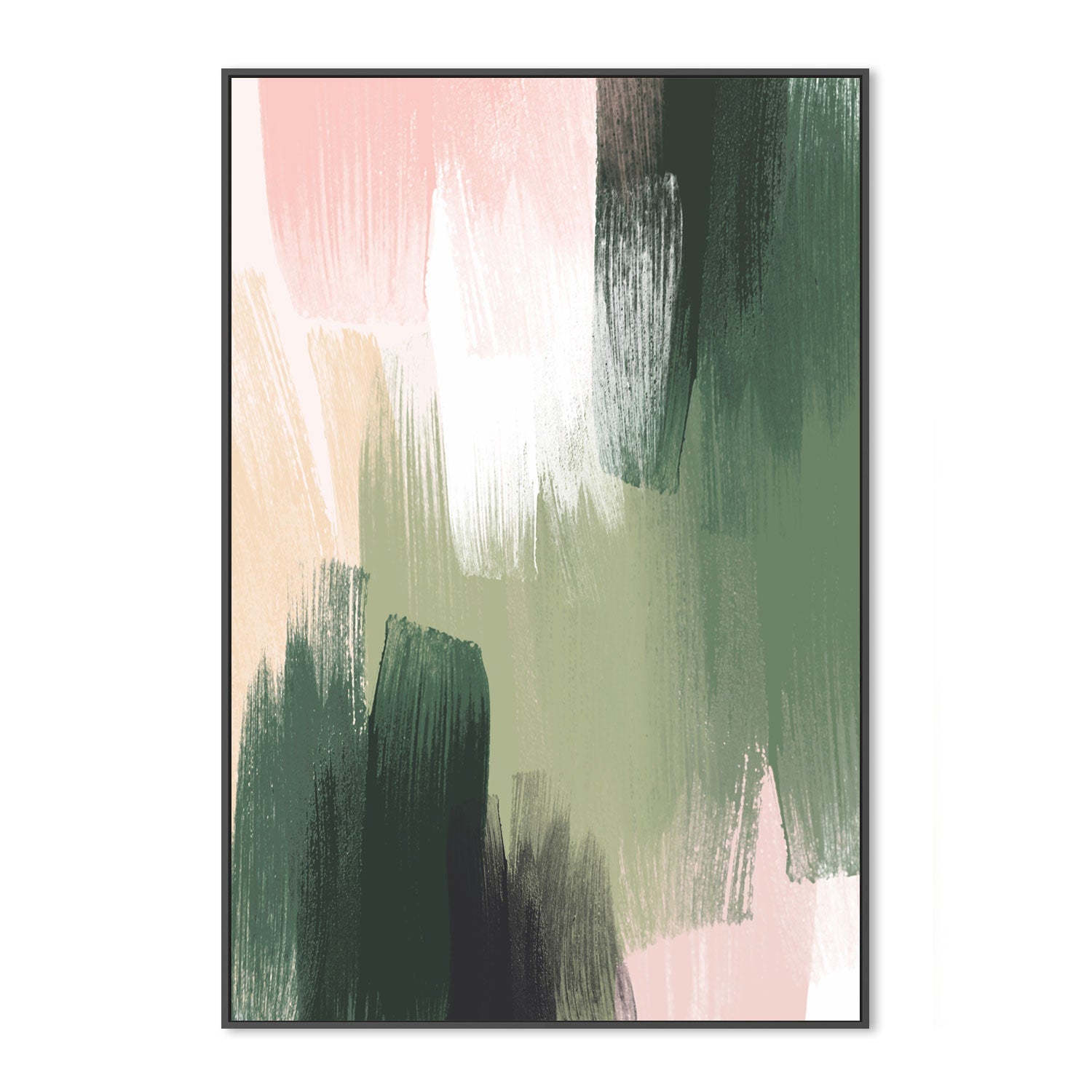 wall-art-print-canvas-poster-framed-Paint Strokes-by-Dear Musketeer Studio-Gioia Wall Art