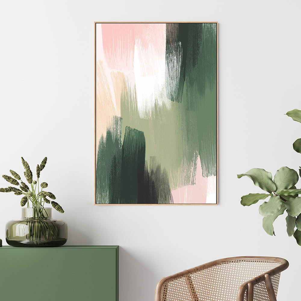 wall-art-print-canvas-poster-framed-Paint Strokes-by-Dear Musketeer Studio-Gioia Wall Art