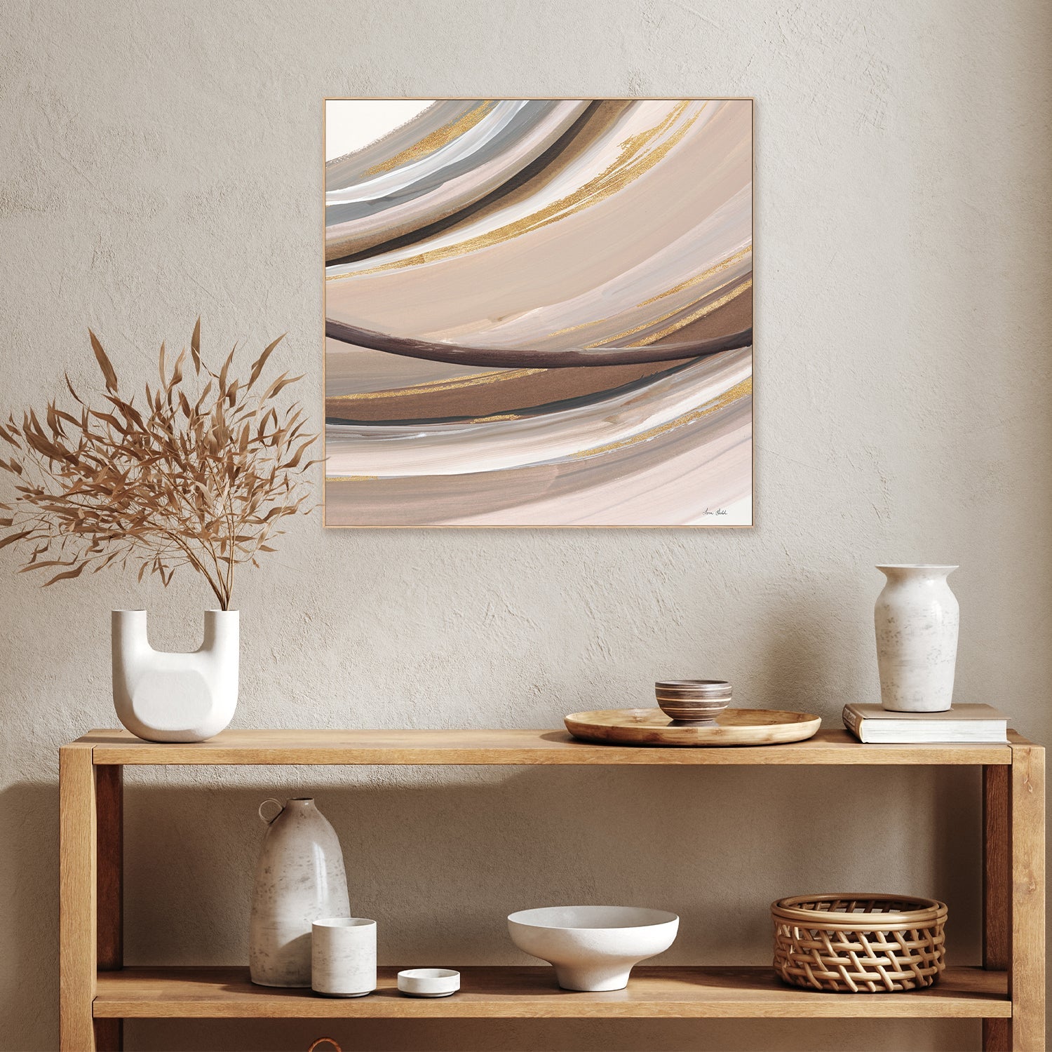 wall-art-print-canvas-poster-framed-Painted Curve, Style A-9