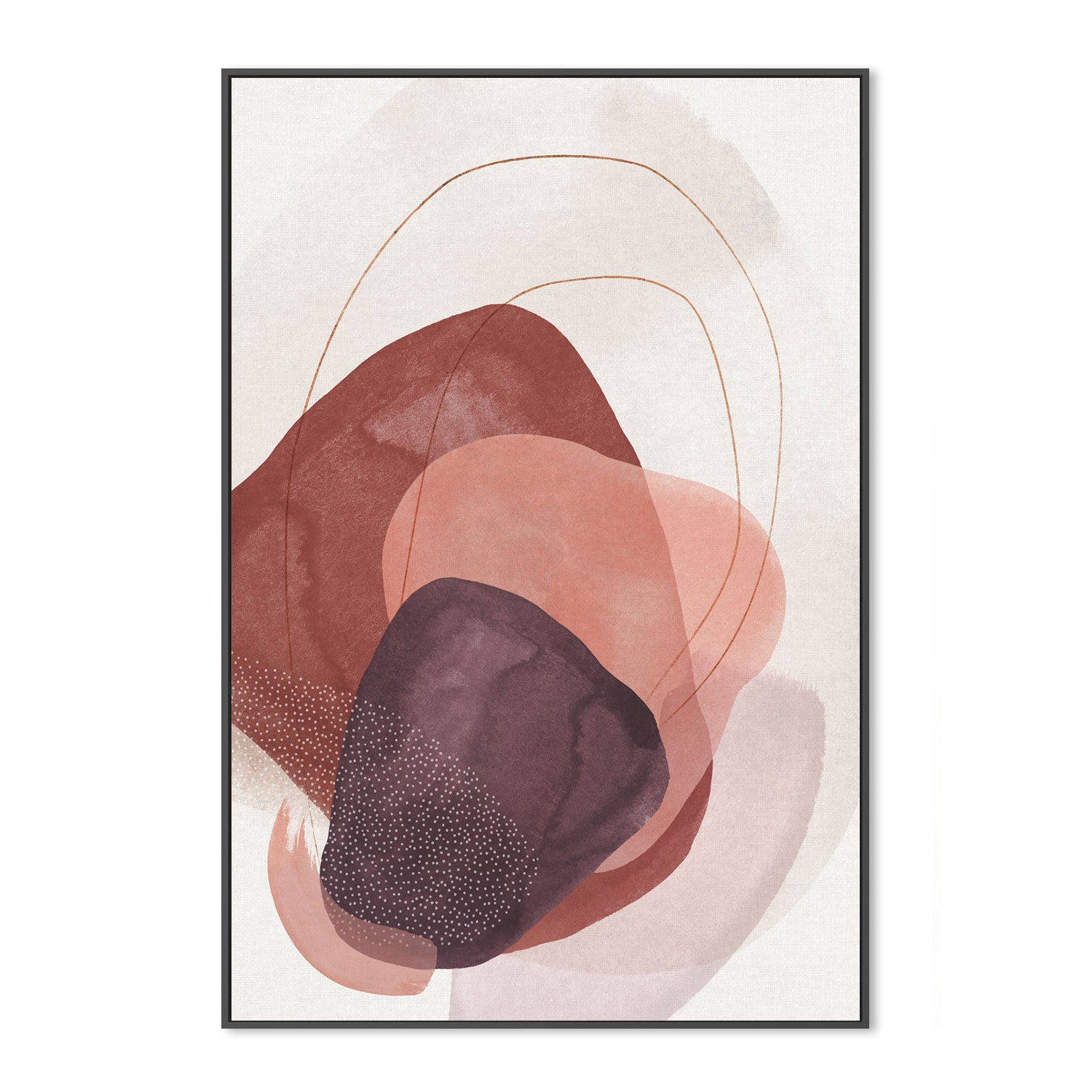 wall-art-print-canvas-poster-framed-Painted Shapes-by-Dear Musketeer Studio-Gioia Wall Art