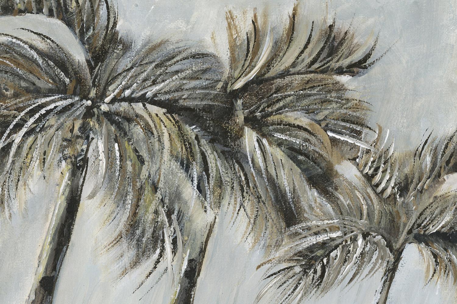 wall-art-print-canvas-poster-framed-Painterly Palm, Style B-1