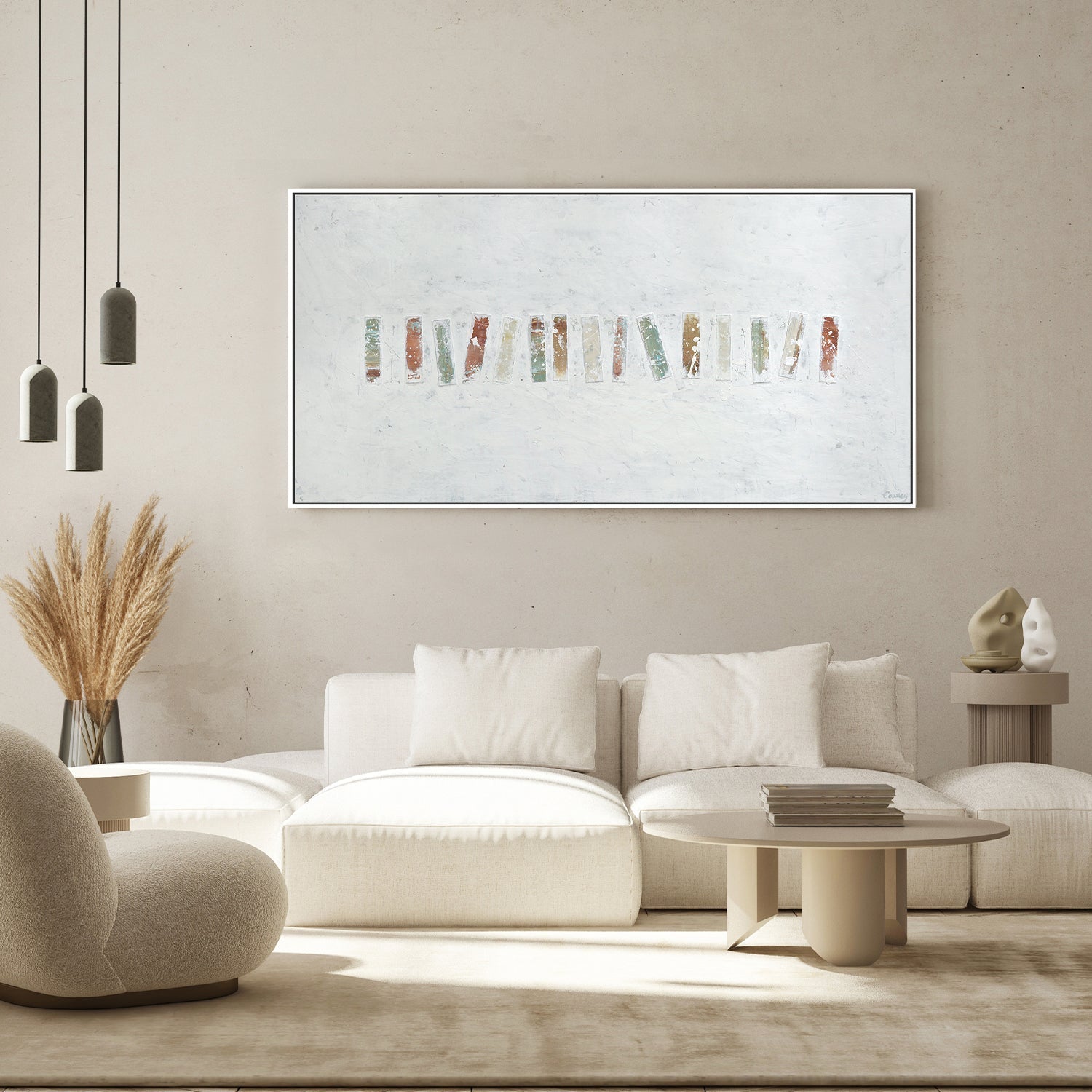 wall-art-print-canvas-poster-framed-Pale Spectrum , By Lisa Carney-7