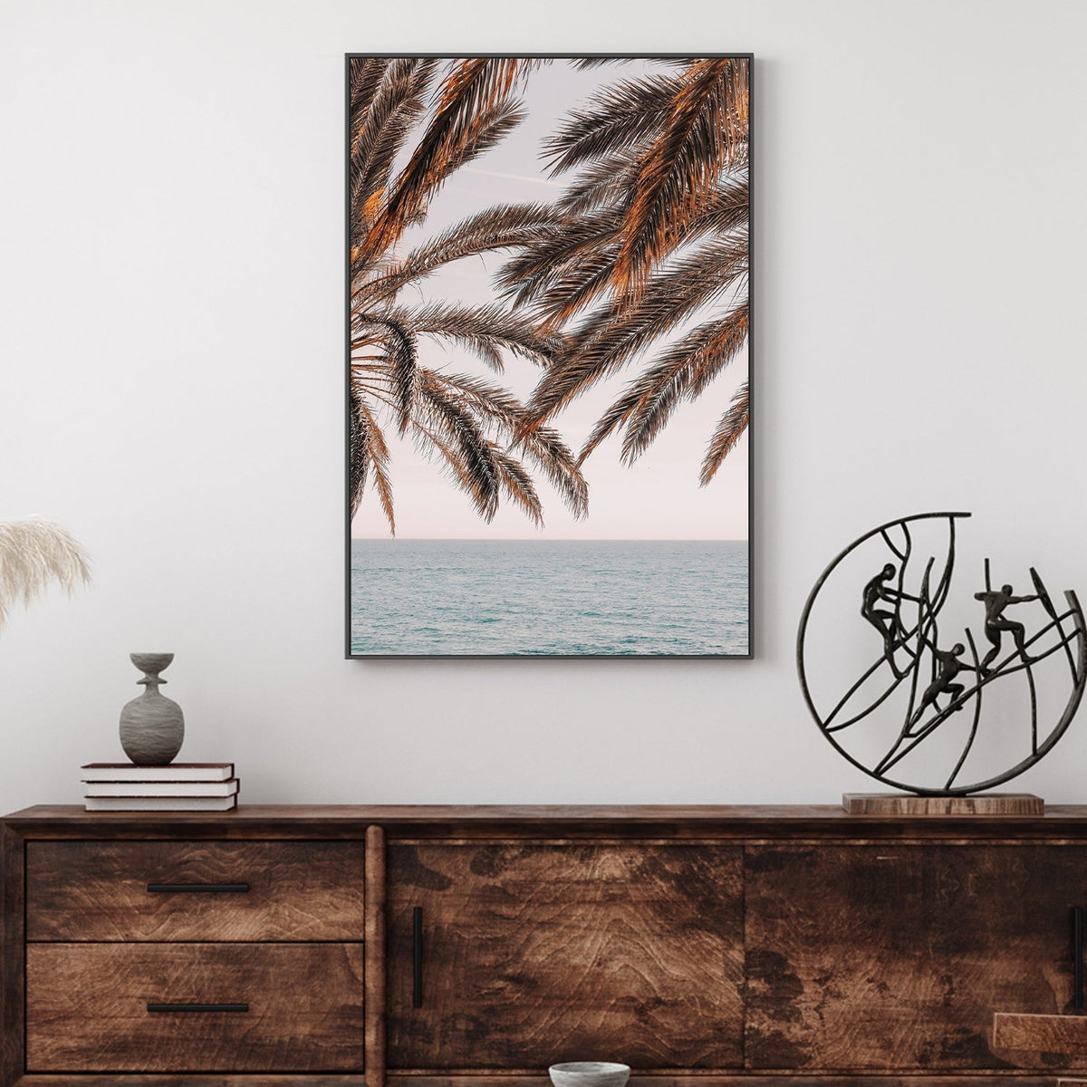 wall-art-print-canvas-poster-framed-Palm, Style B-by-Plus X Studio-Gioia Wall Art