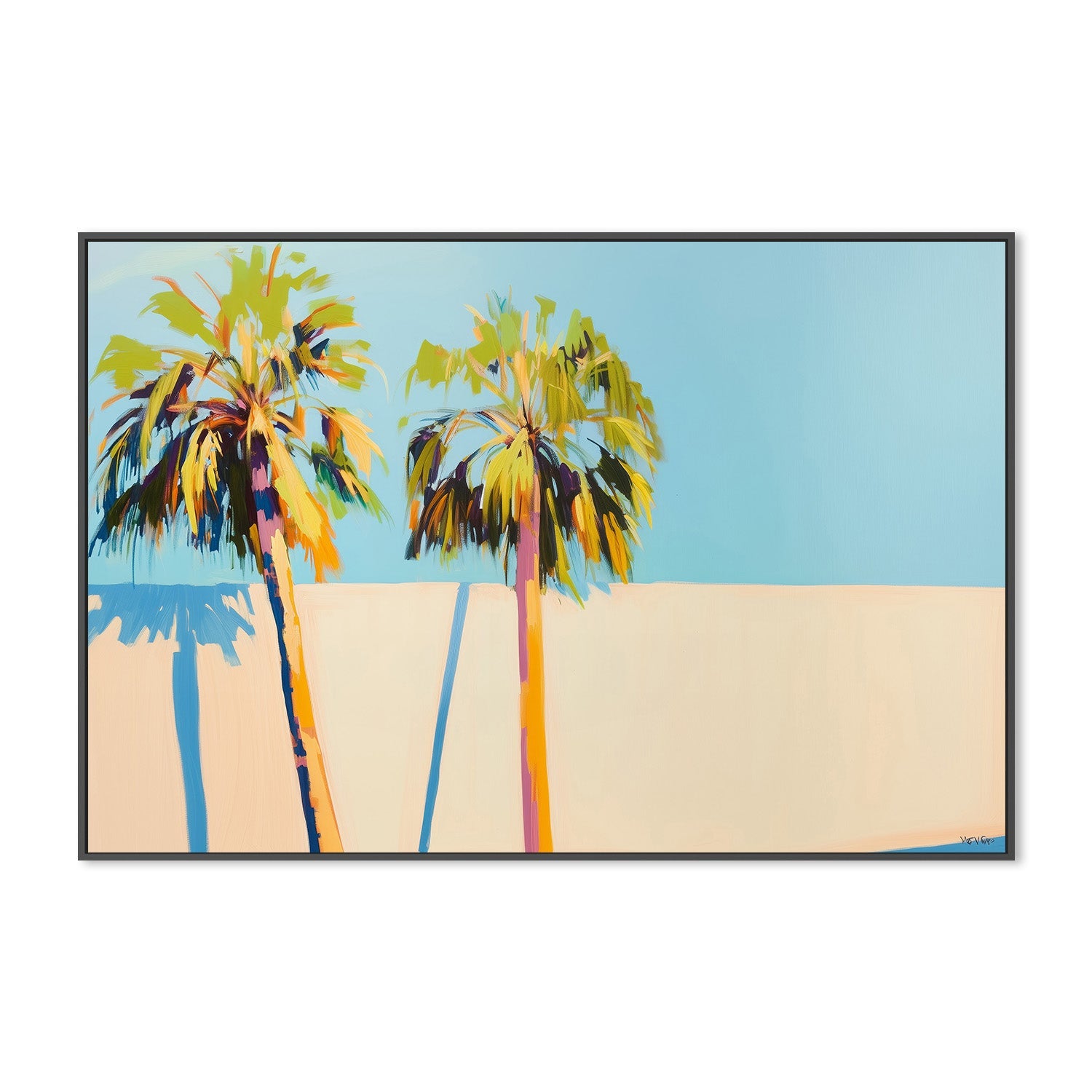wall-art-print-canvas-poster-framed-Palm Trees-3