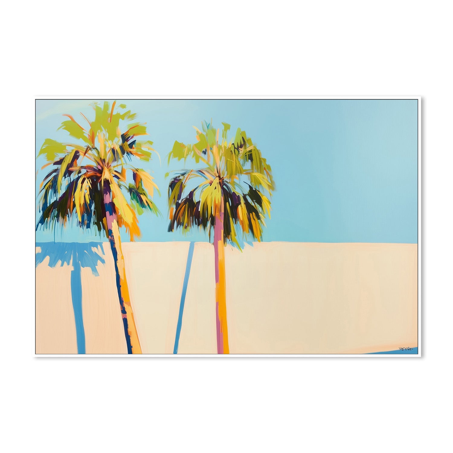 wall-art-print-canvas-poster-framed-Palm Trees-5