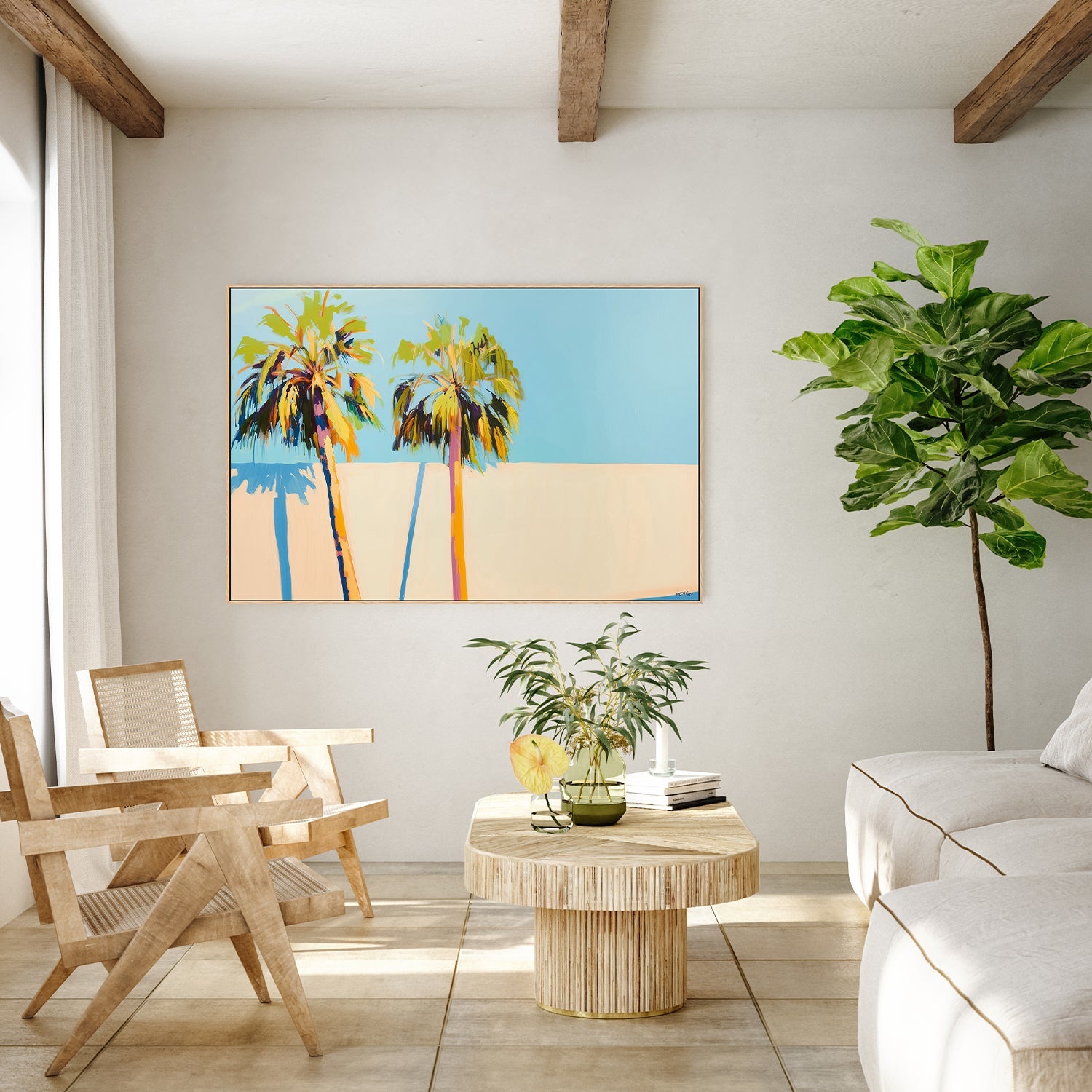 wall-art-print-canvas-poster-framed-Palm Trees-7