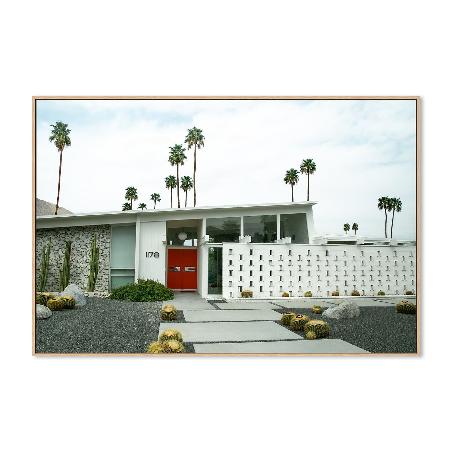 wall-art-print-canvas-poster-framed-Palm Vista , By Tricia Brennan-5