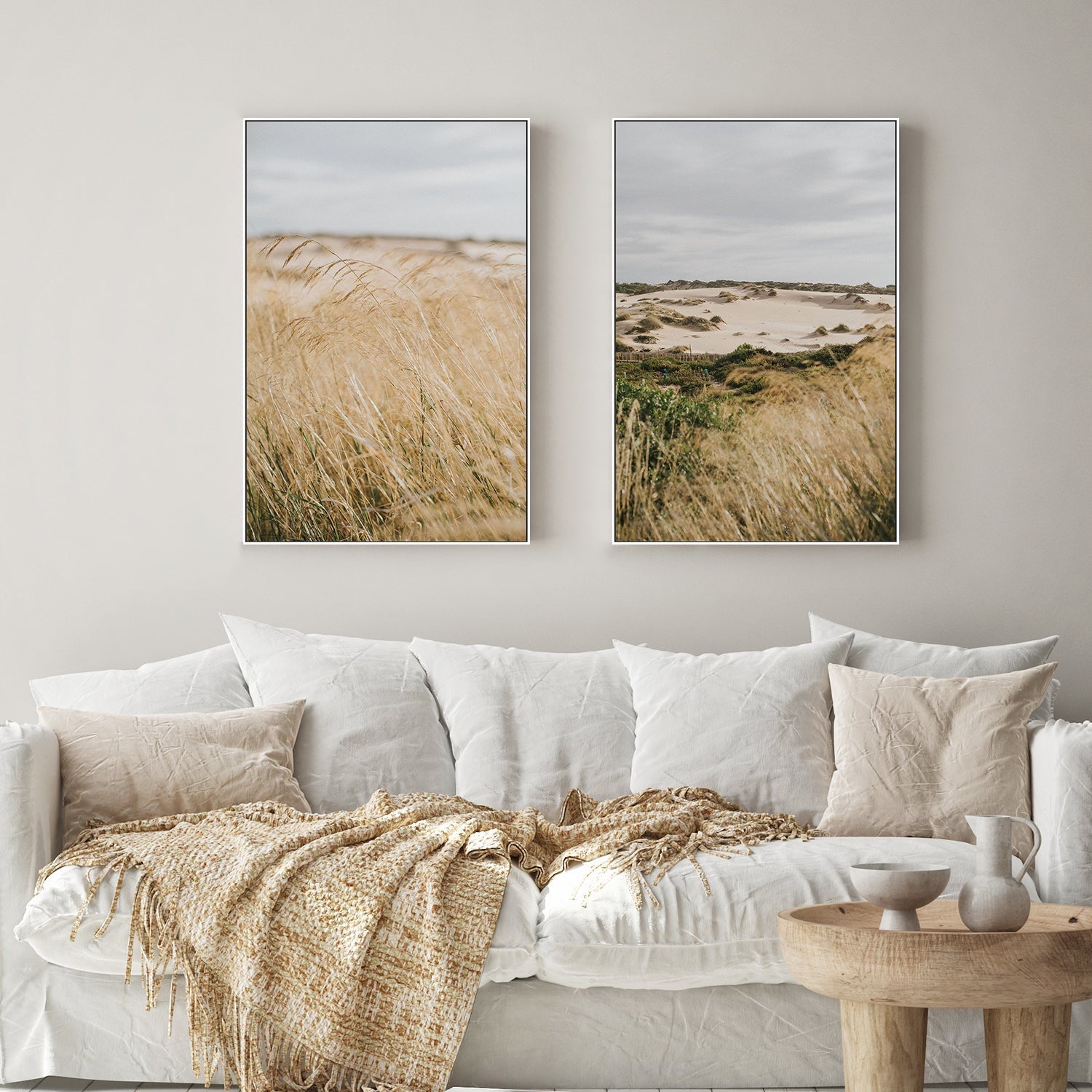 wall-art-print-canvas-poster-framed-Pampas Grass, Style A & B, Set Of 2 , By Hello Twiggs-7